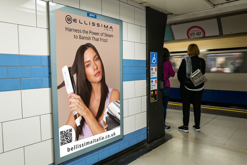 Tube hair campaign for Bellissima UK by Annsy G