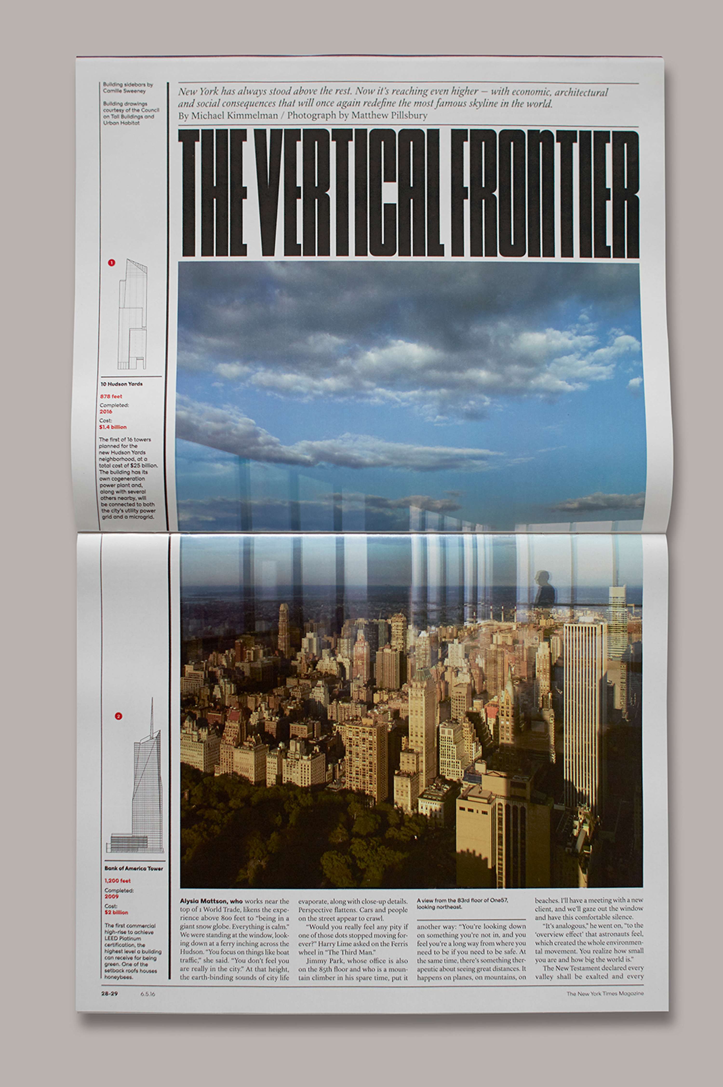 New York Times Magazine. Life Above 800ft. by Matt Willey