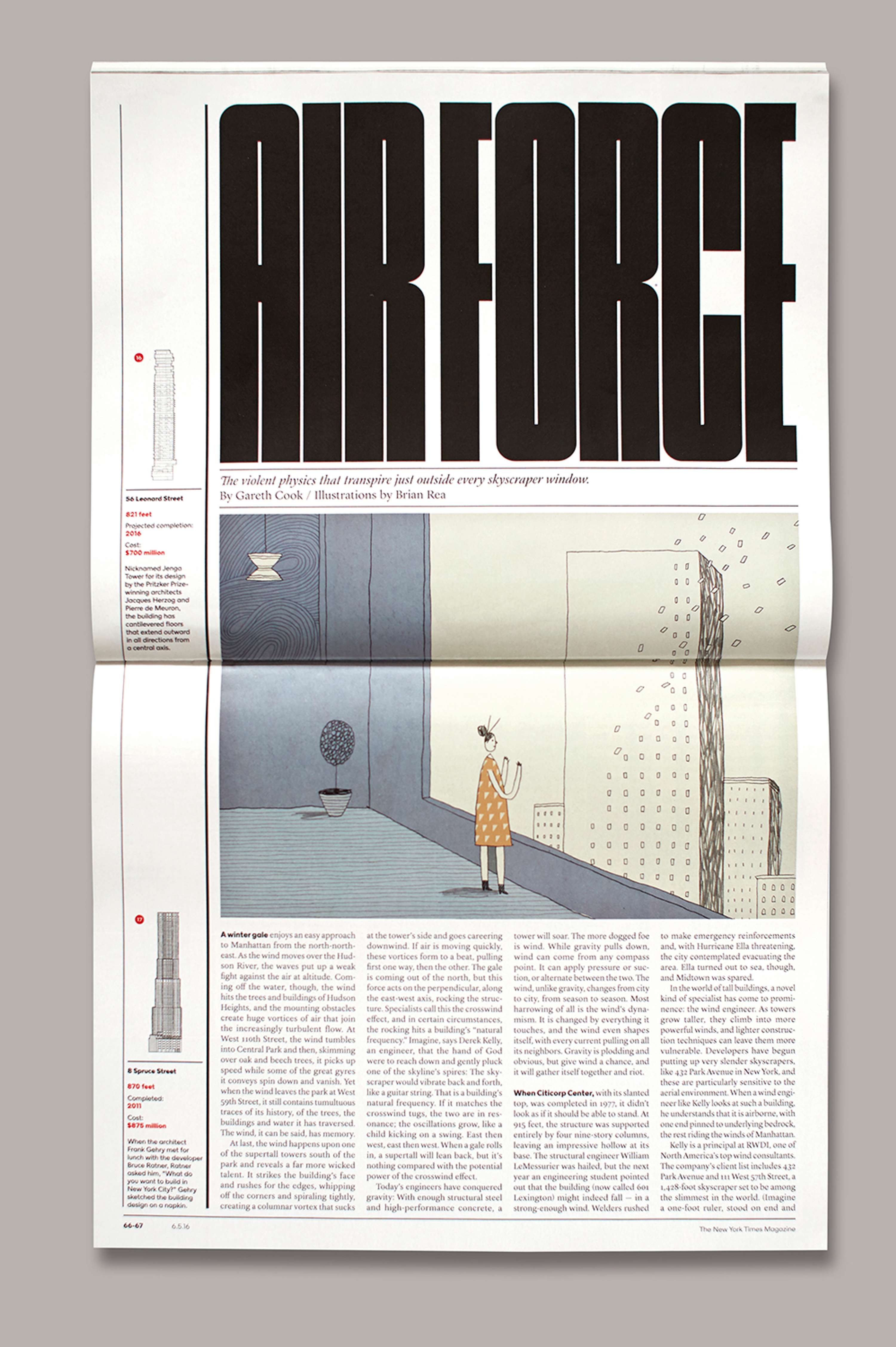 New York Times Magazine. Life Above 800ft. by Matt Willey