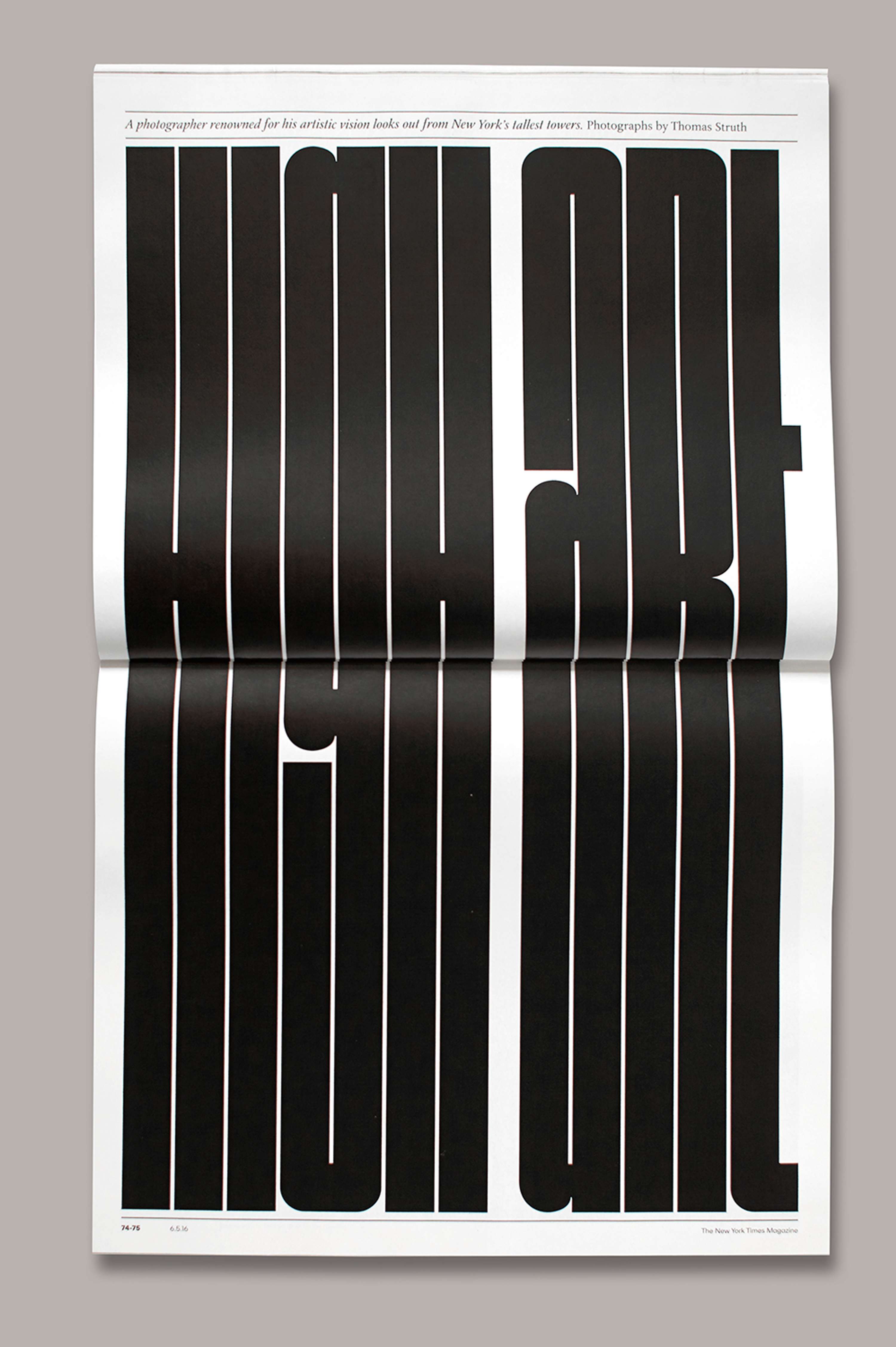 New York Times Magazine. Life Above 800ft. by Matt Willey