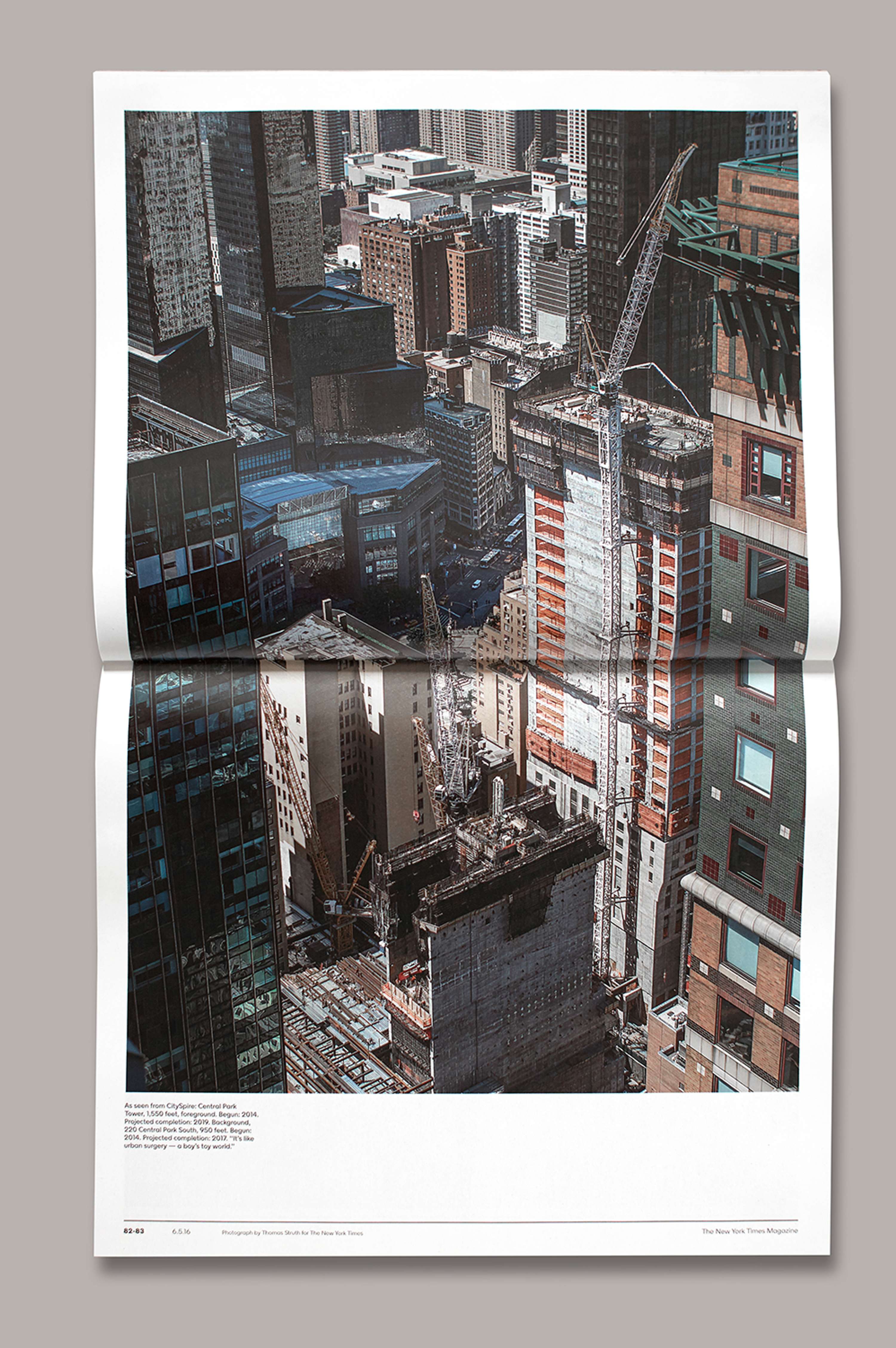 New York Times Magazine. Life Above 800ft. by Matt Willey