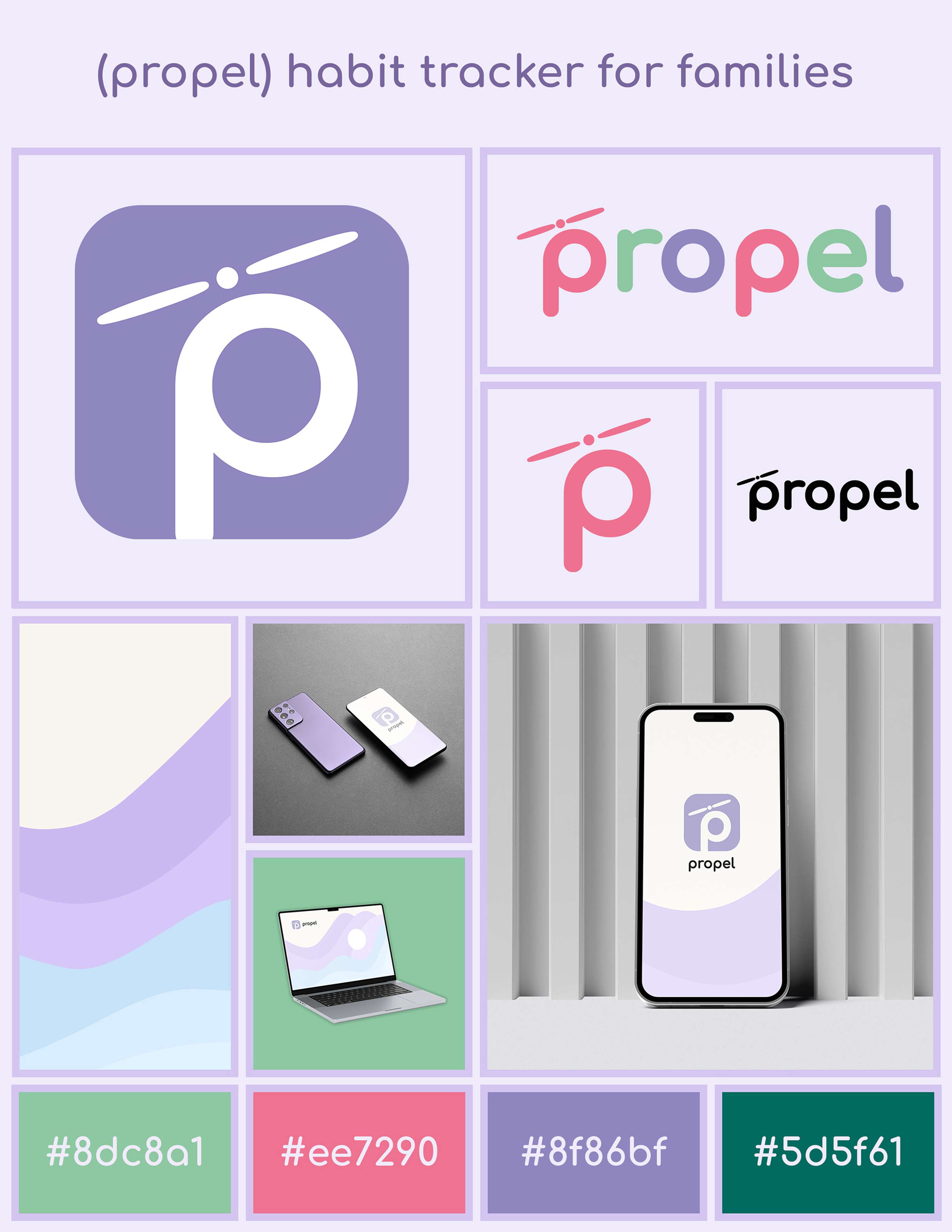 Propel (Habit Tracker) Branding by Joshua Ekekwe