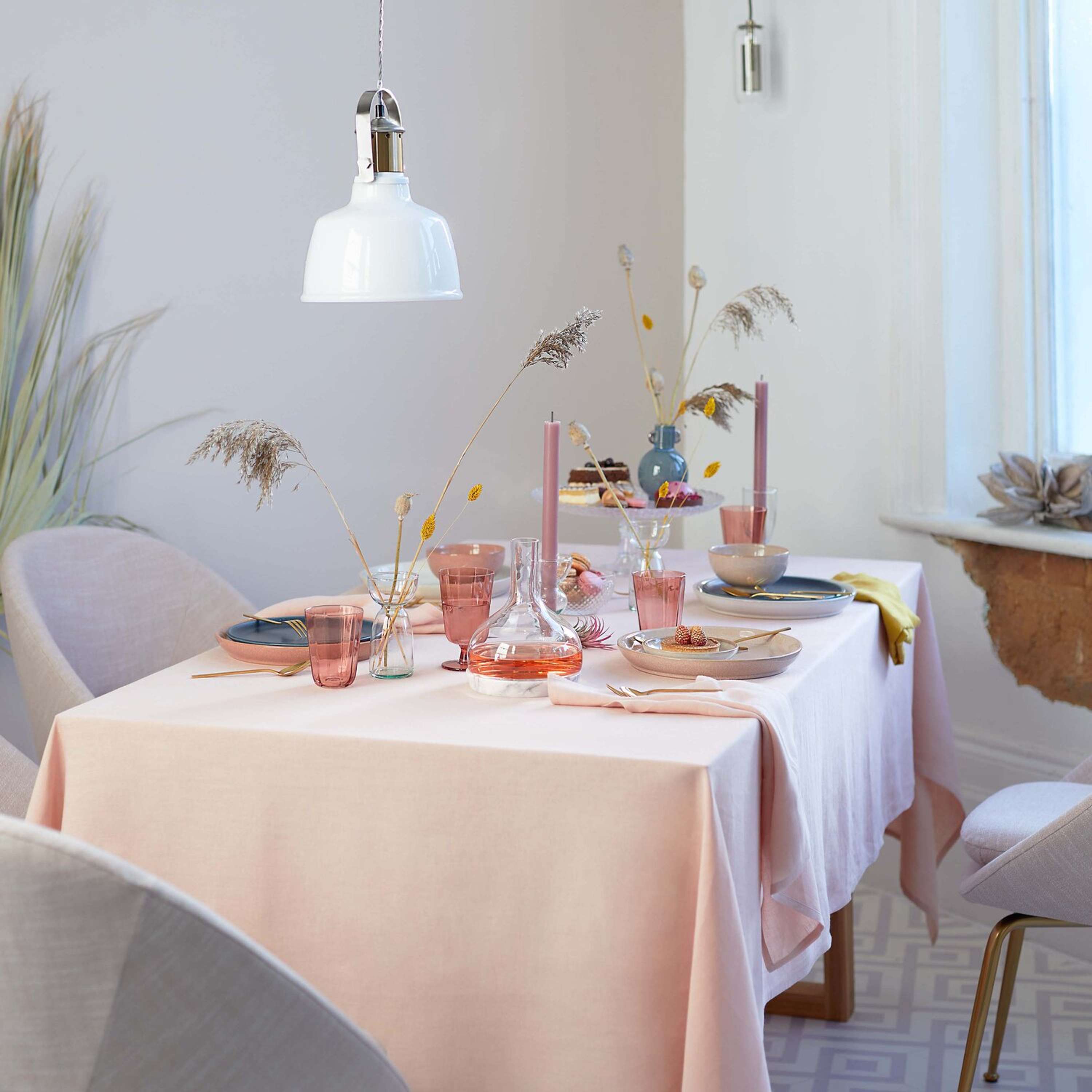 Tablescape on location by Rosie Holdsworth
