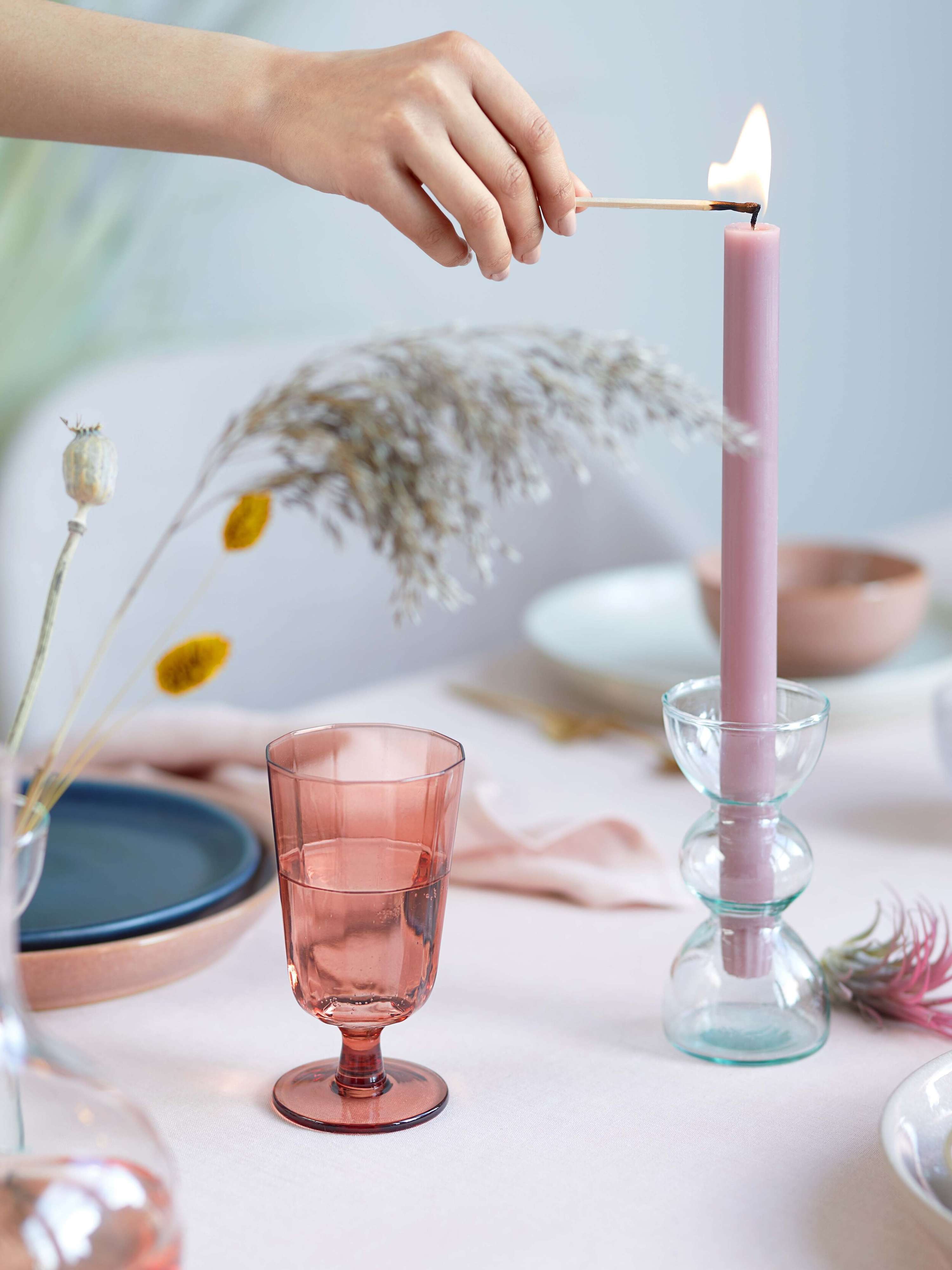 Tablescape on location by Rosie Holdsworth