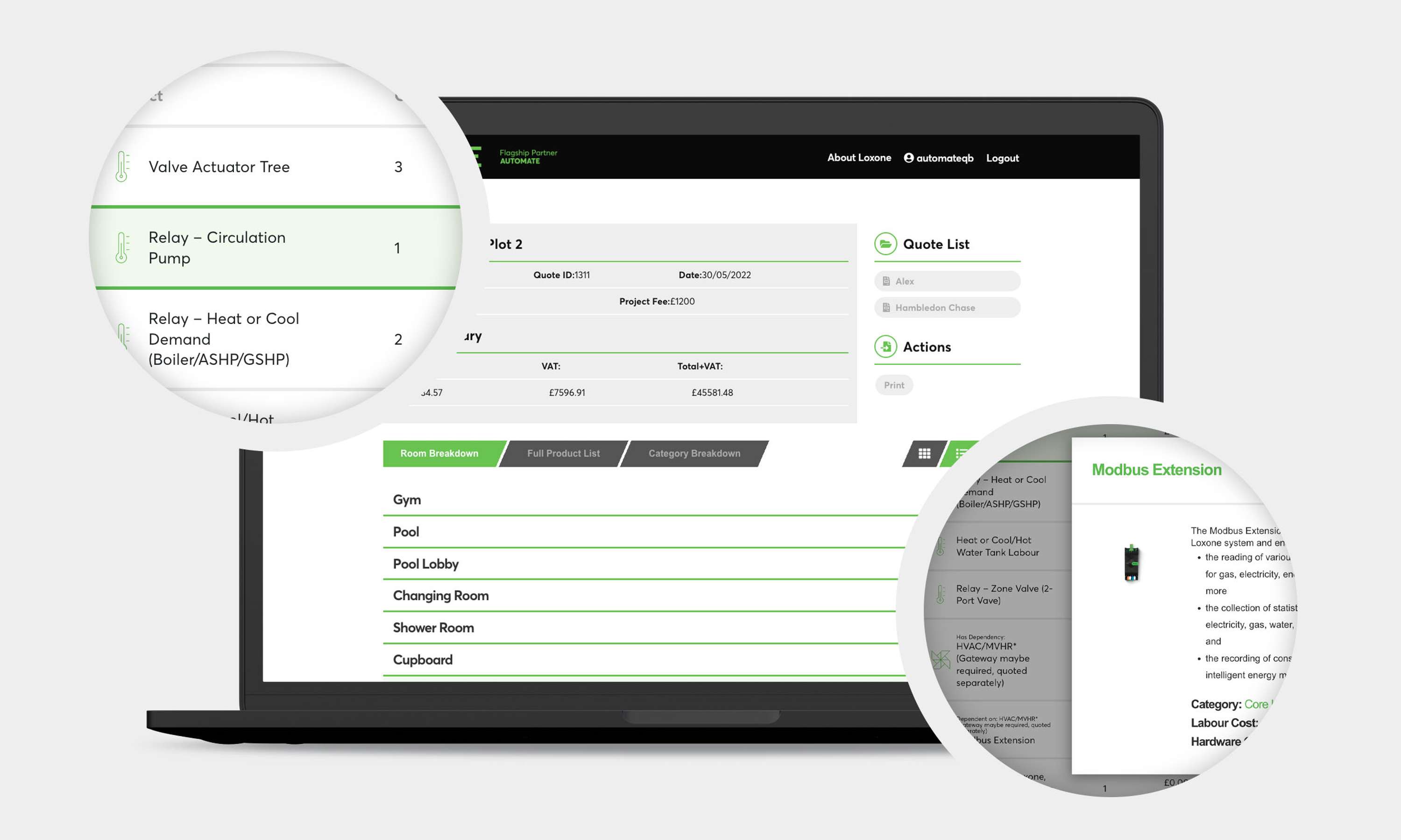 Quote App for Smart Home Automation by HUB London