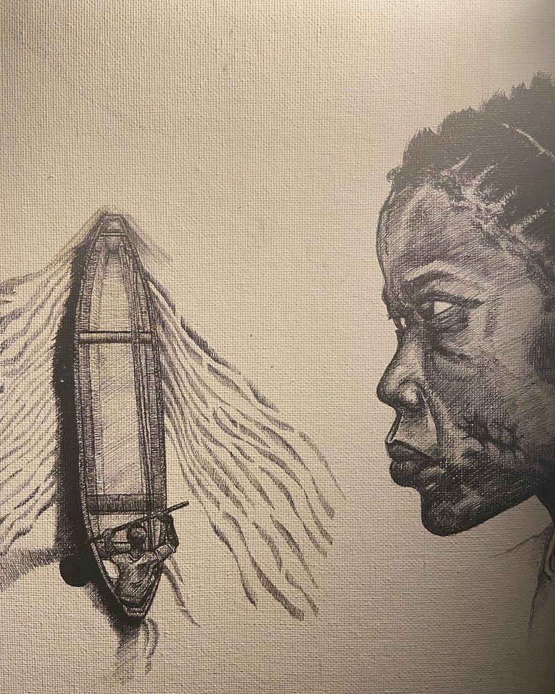 From an extensive series of work called 'Love episodes'. by Mofe Demuren