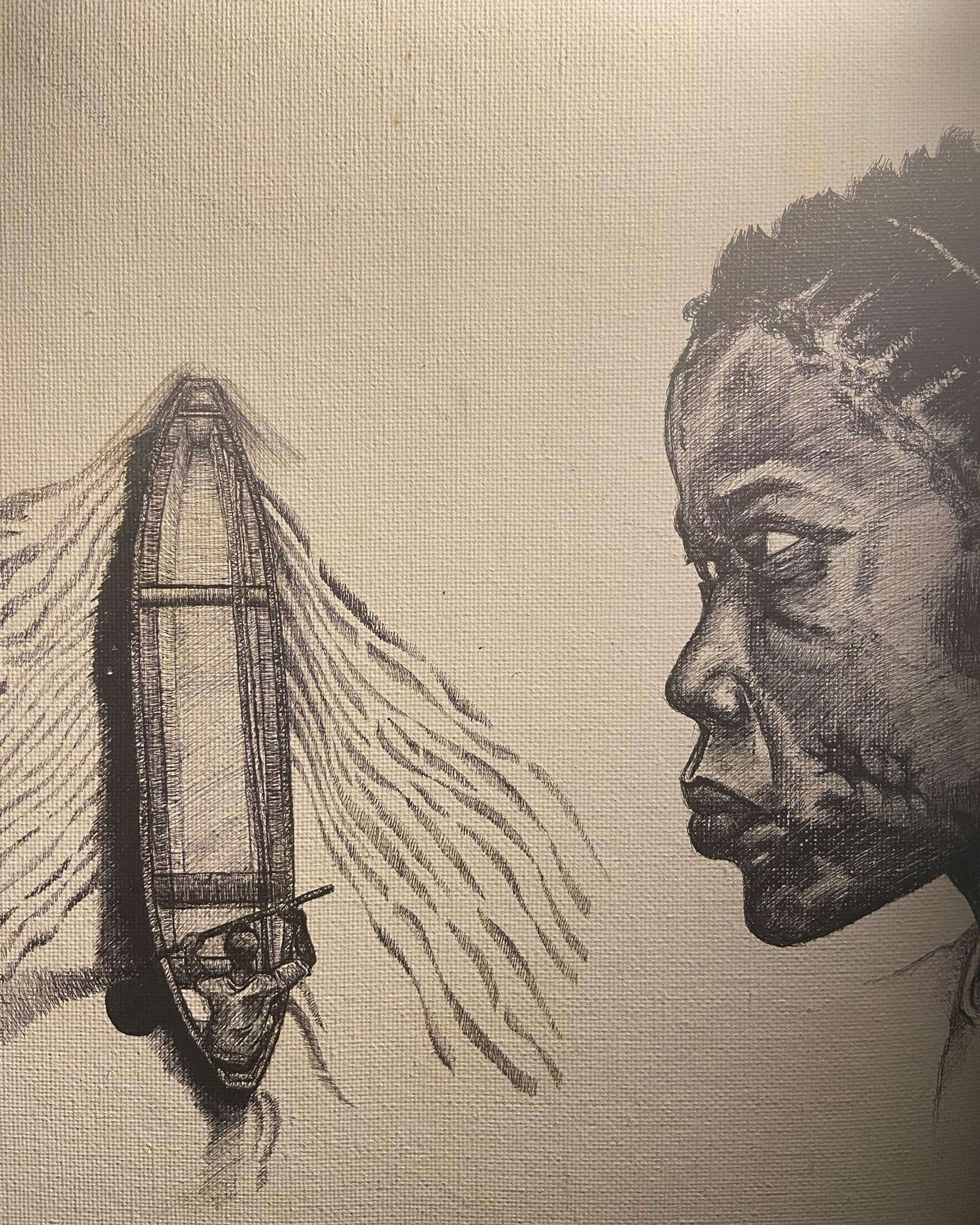 From an extensive series of work called 'Love episodes'. by Mofe Demuren