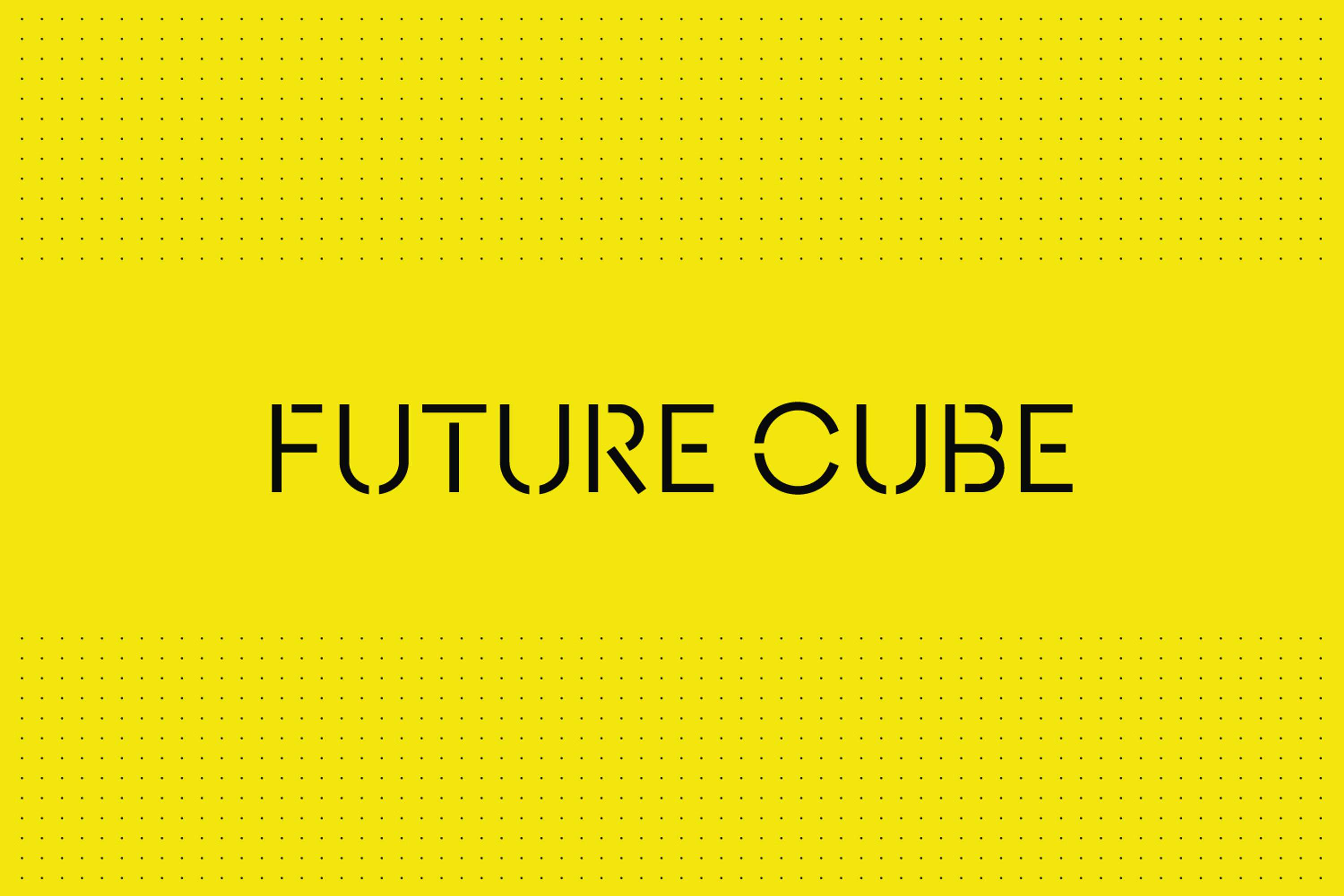 Future Cube – branding an immersive technology hub by Ana Beatriz Fernandes