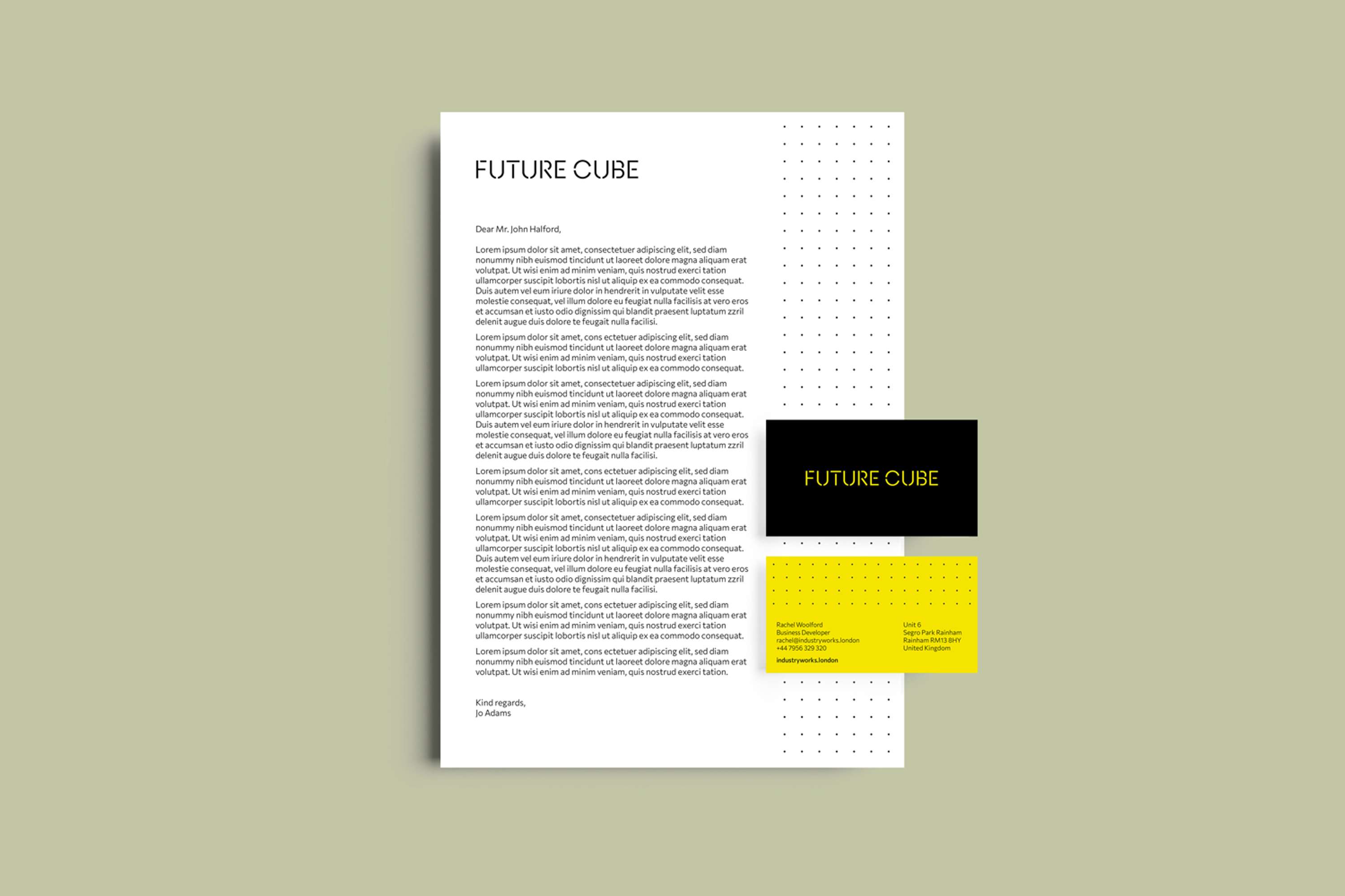 Future Cube – branding an immersive technology hub by Ana Beatriz Fernandes