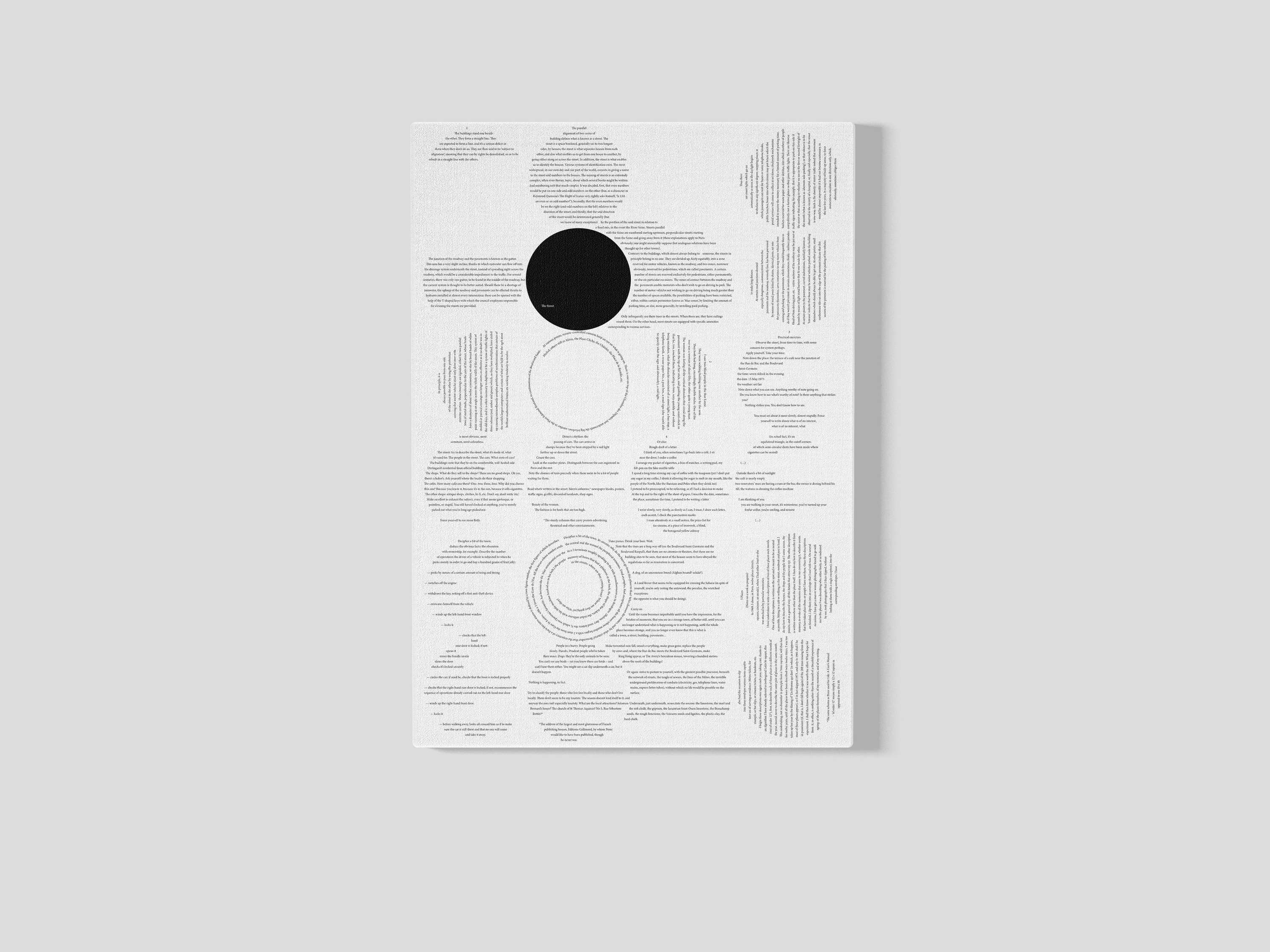 Poster Design - SPECIES OF SPACES by Ewa Dykas