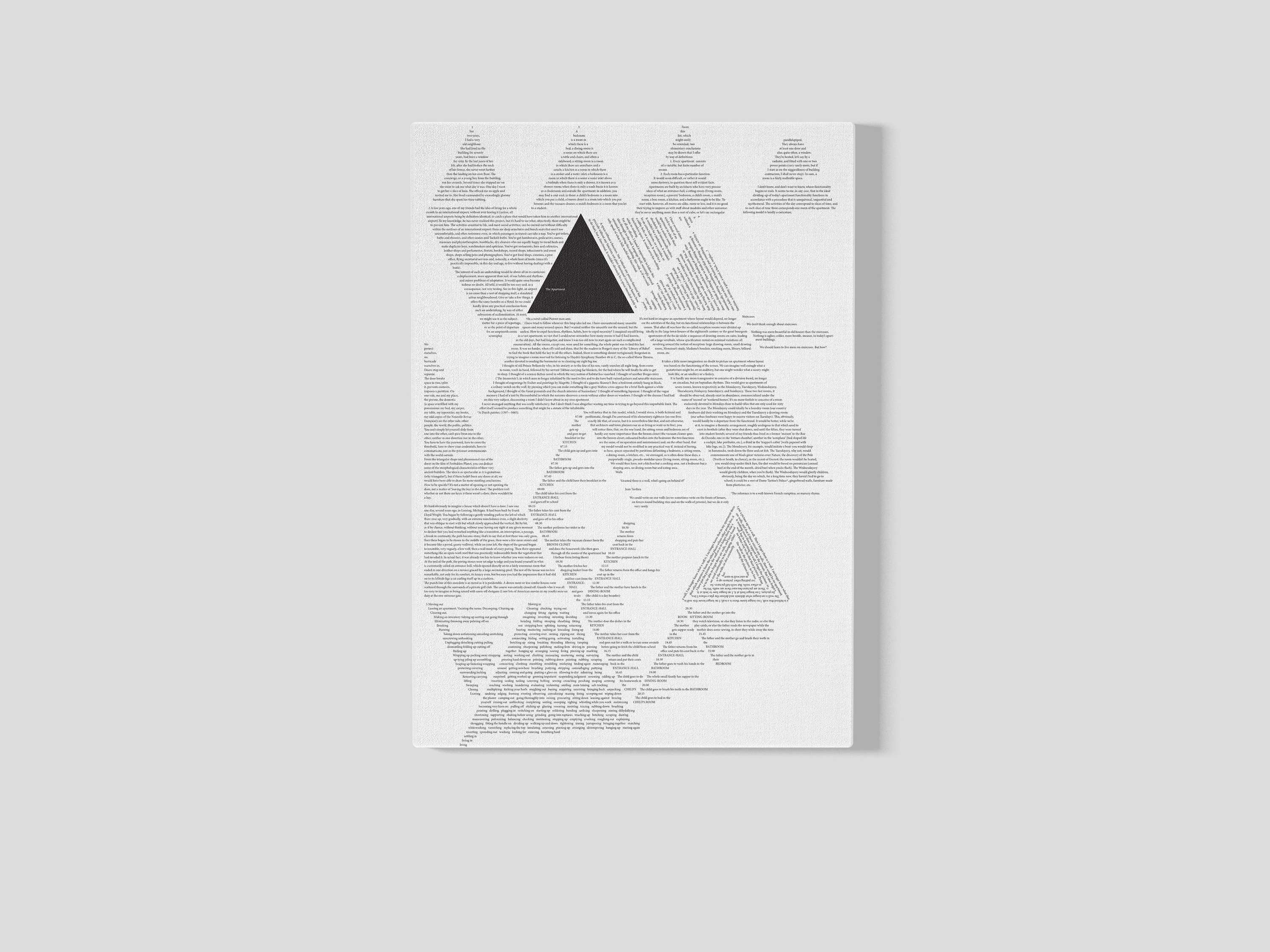 Poster Design - SPECIES OF SPACES by Ewa Dykas