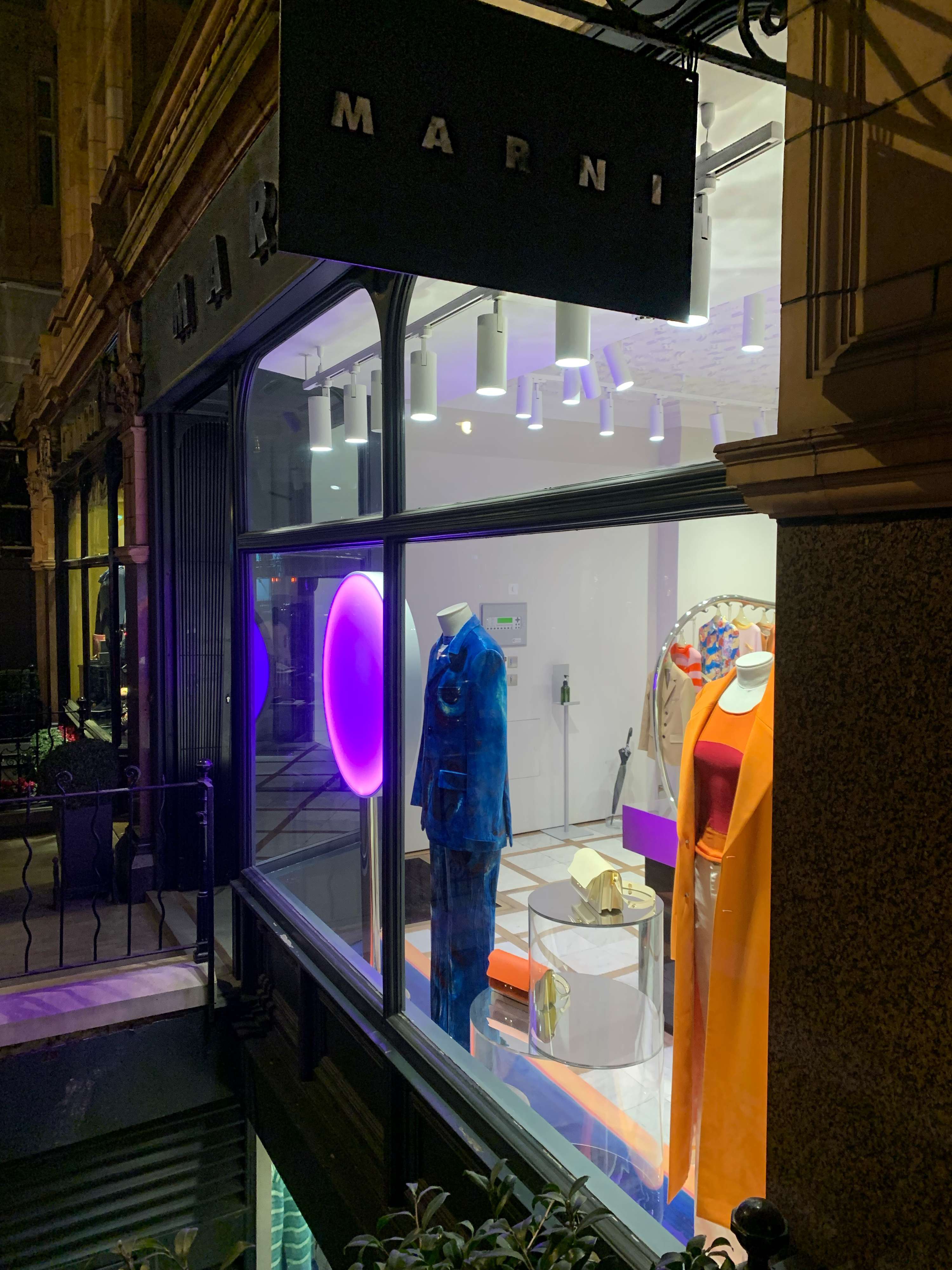 MARNI London window install by Maria Shrigley