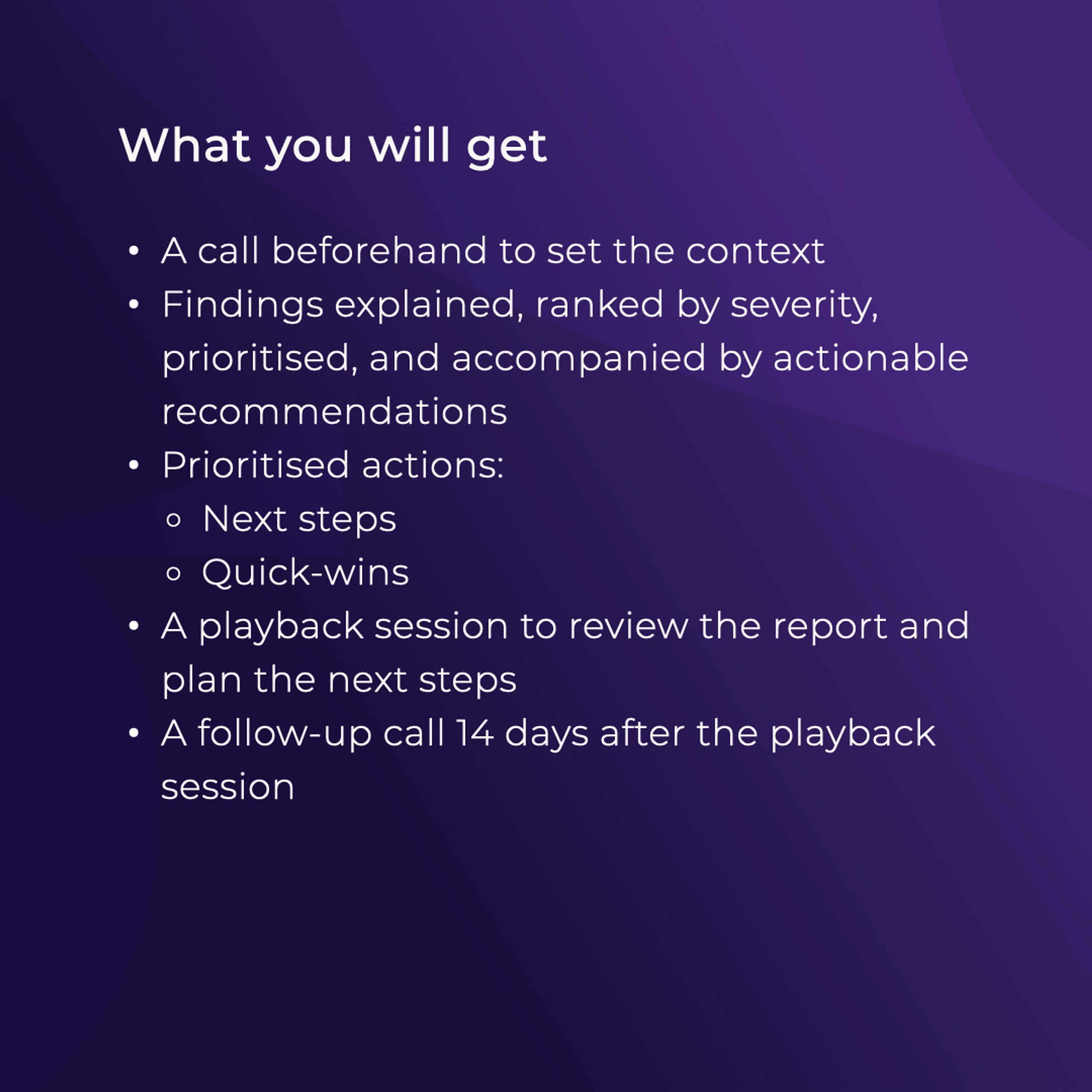 Analysis of your existing app, website or service experience by The Digital Brand Studio Ltd