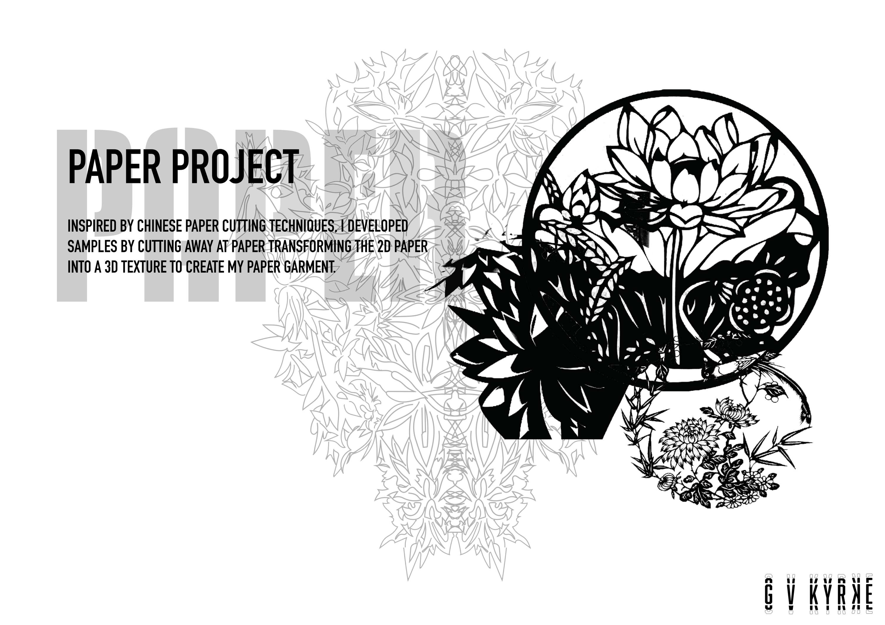 PAPER PROJECT by Gabriella Venables Kyrke