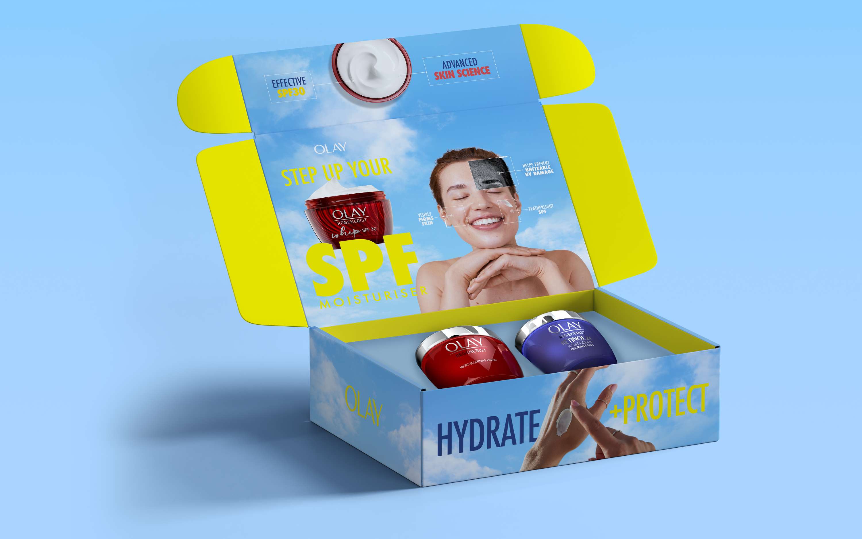Next level SPF / Olay by Shane Horn