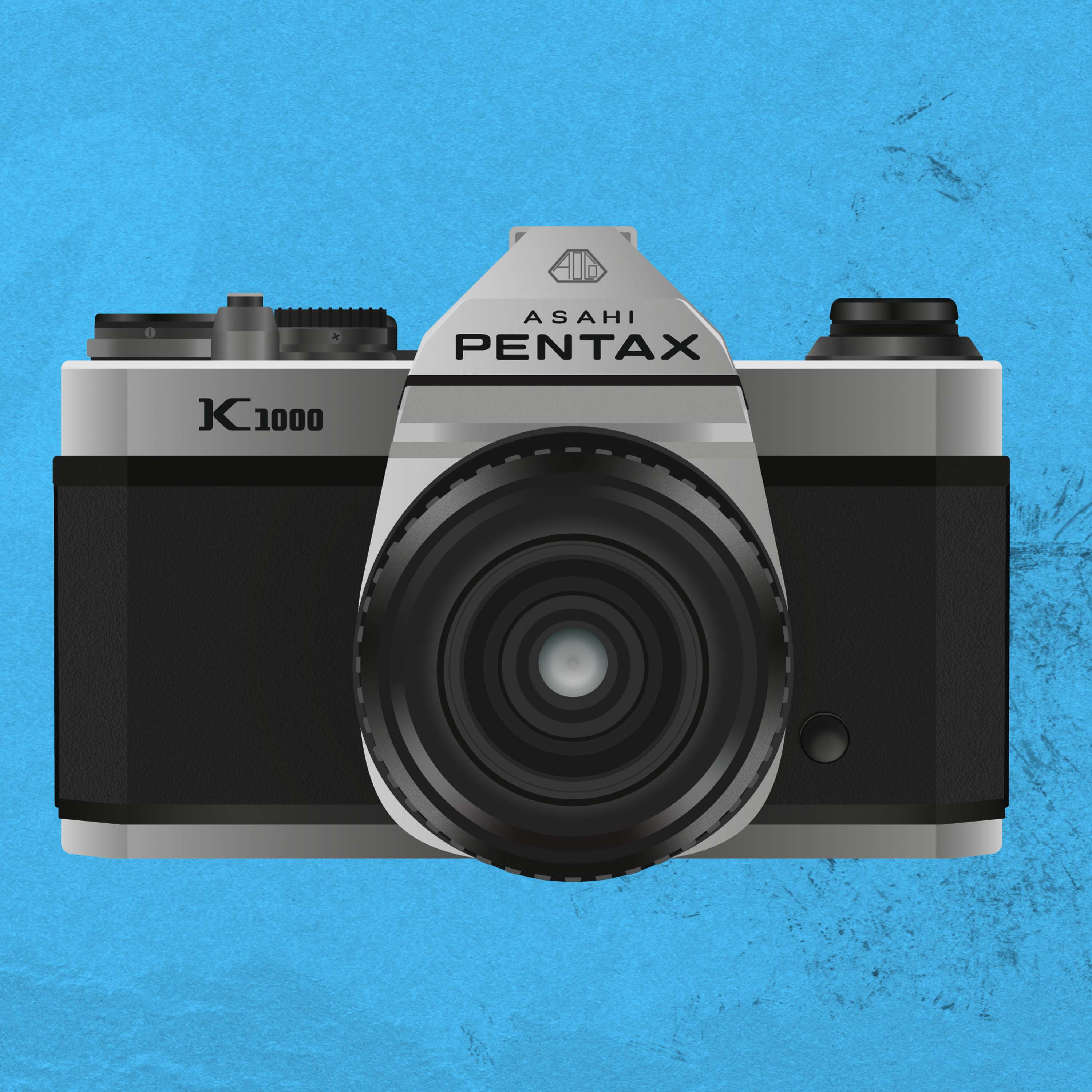 Pentax K1000 Camera Vector by Lee O'Connor