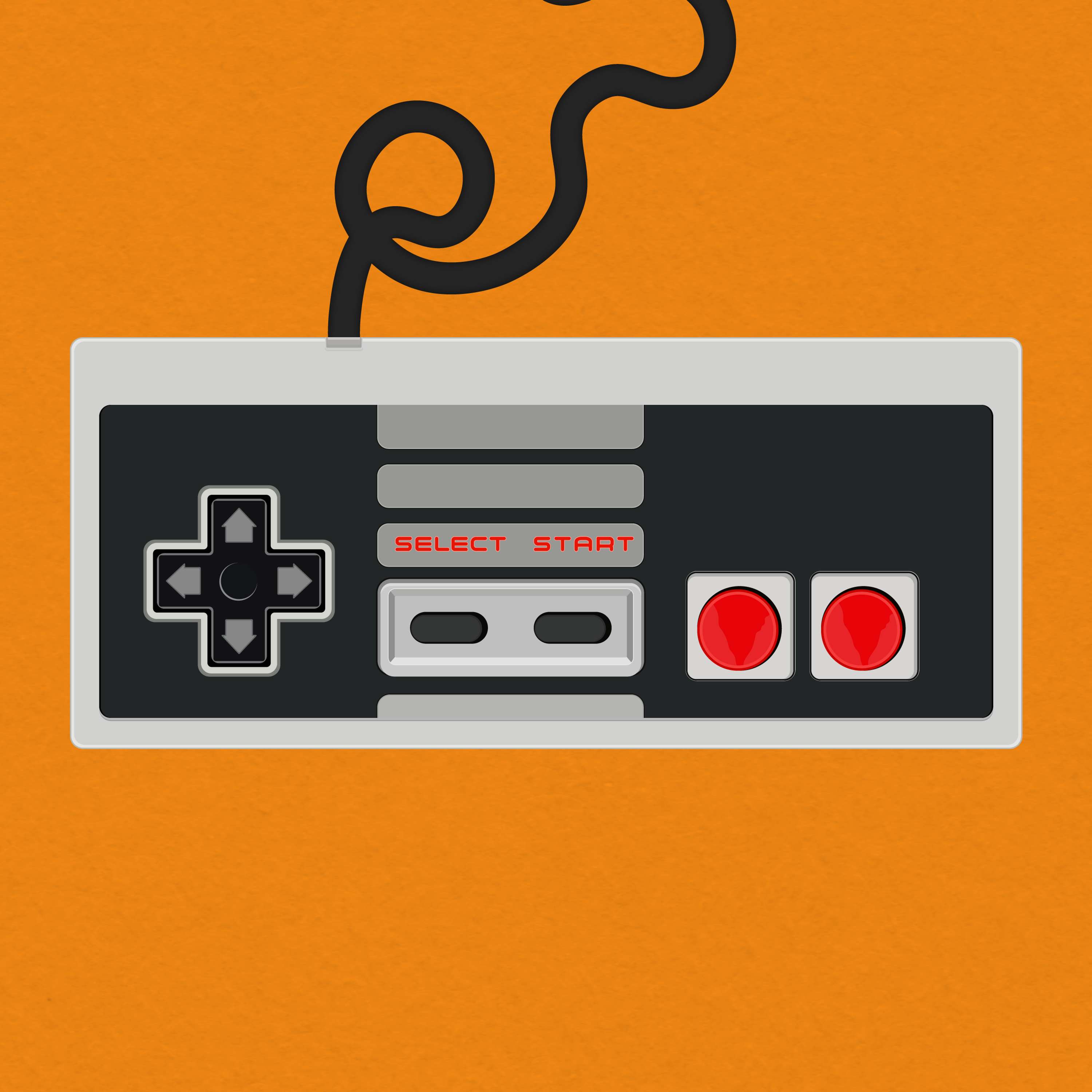 Nintendo Entertainment System Controller Vector by Lee O'Connor