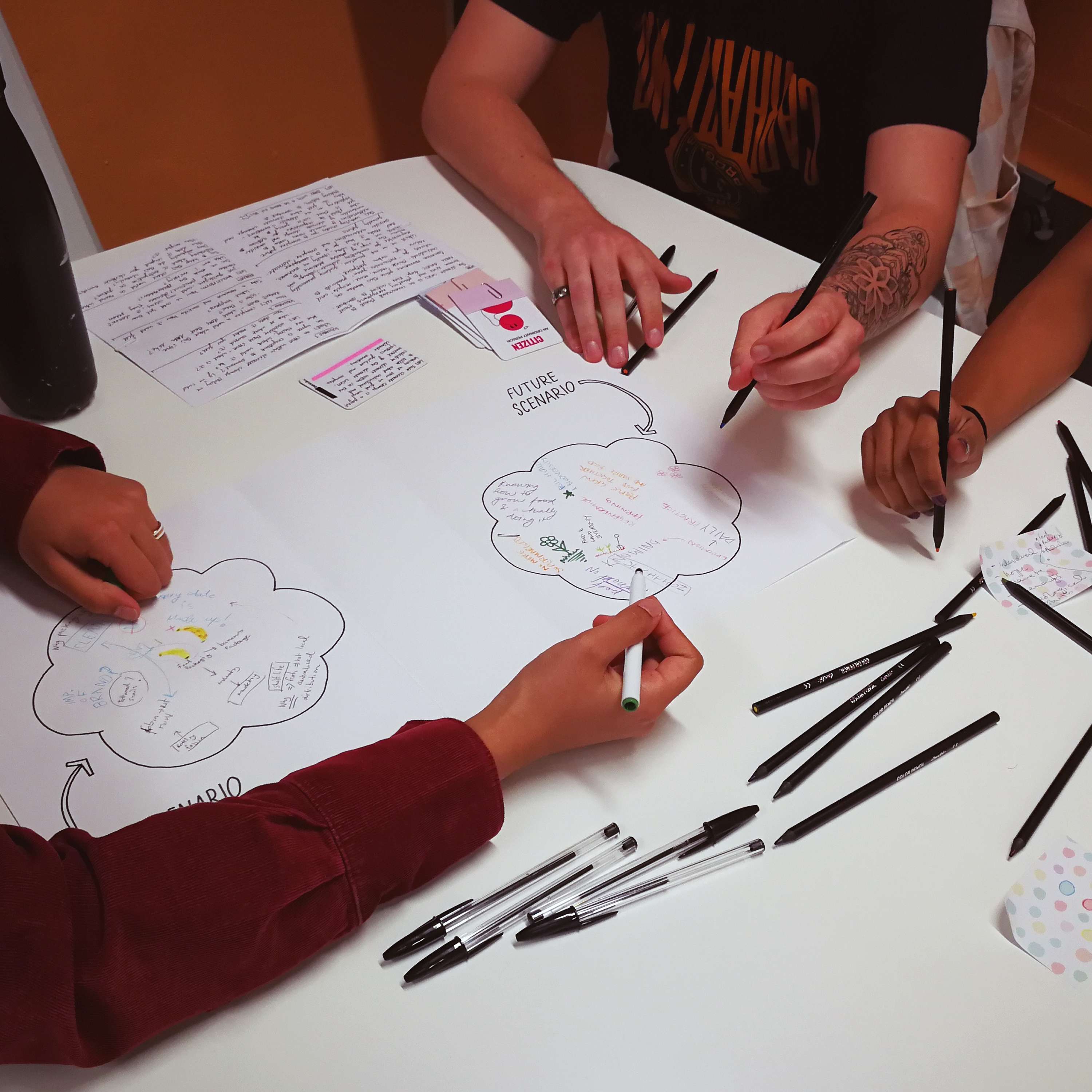 Building Climate Futures workshops by Lily Whitmarsh