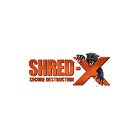 Shred-X Secure Destruction Darwin logo