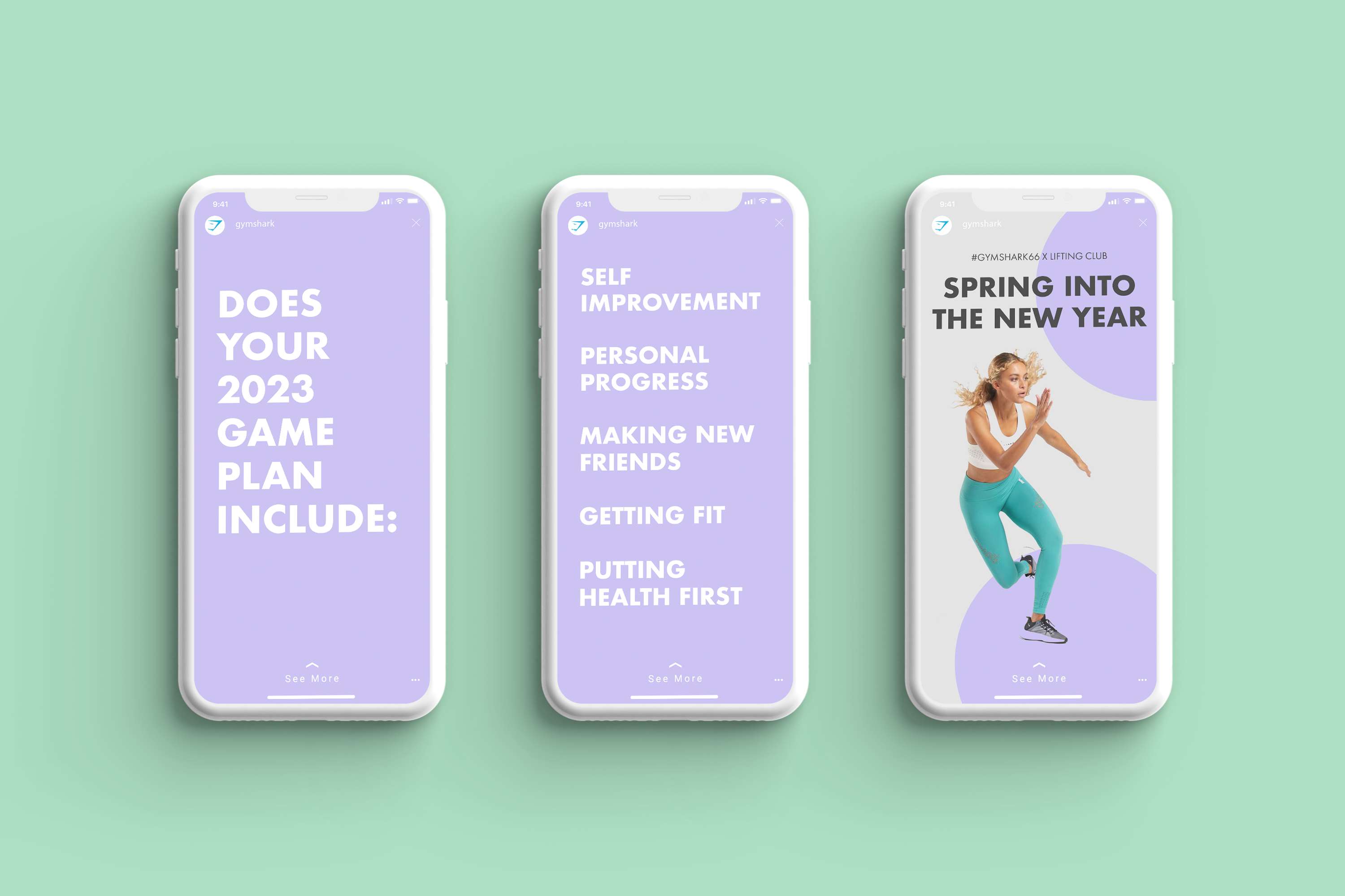 Gymshark66 x Lifting Club: Spring Into The New Year by Vivi Albert