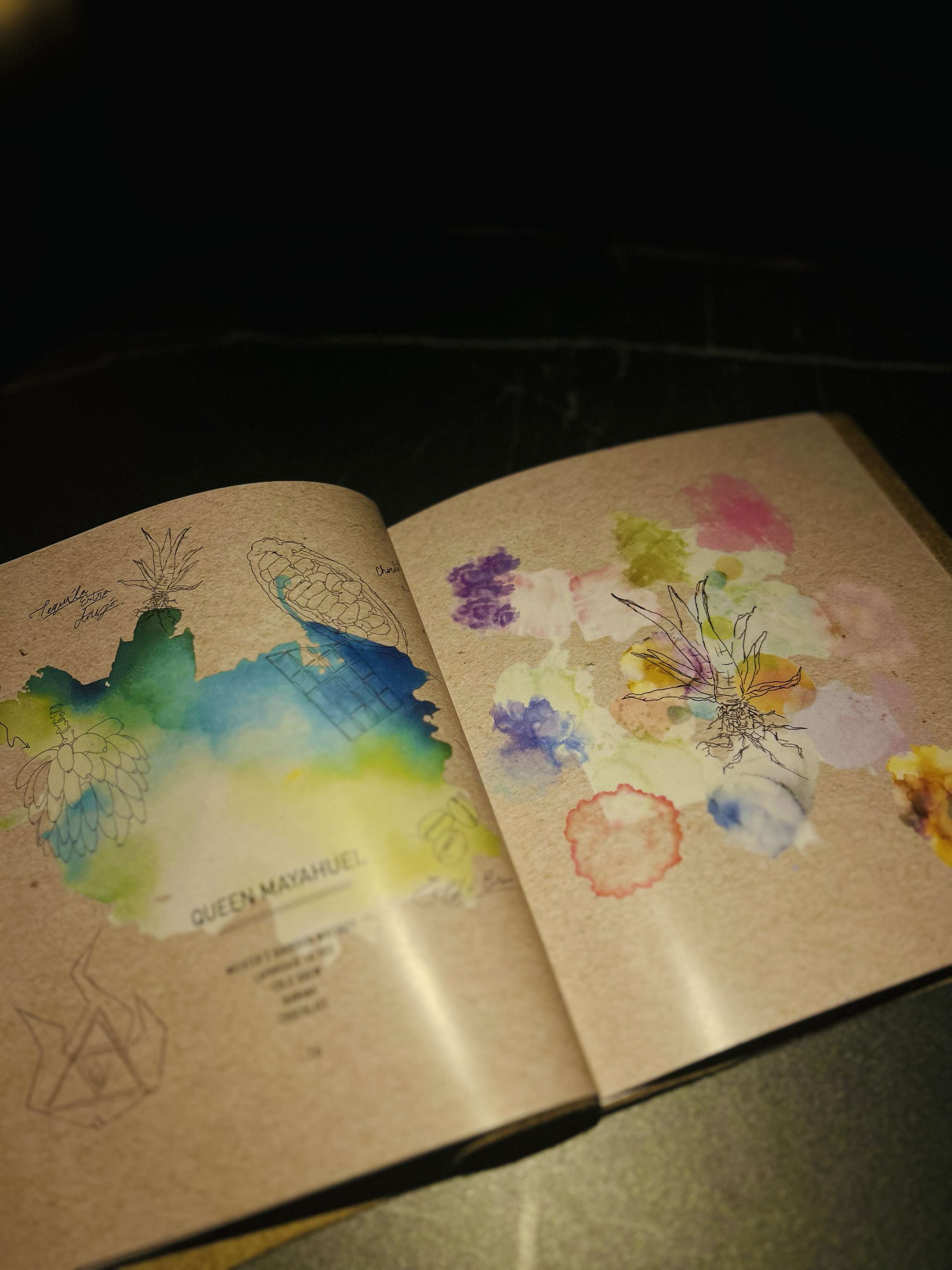 Menu design for Viajante87 by Sarah Kestenbaum