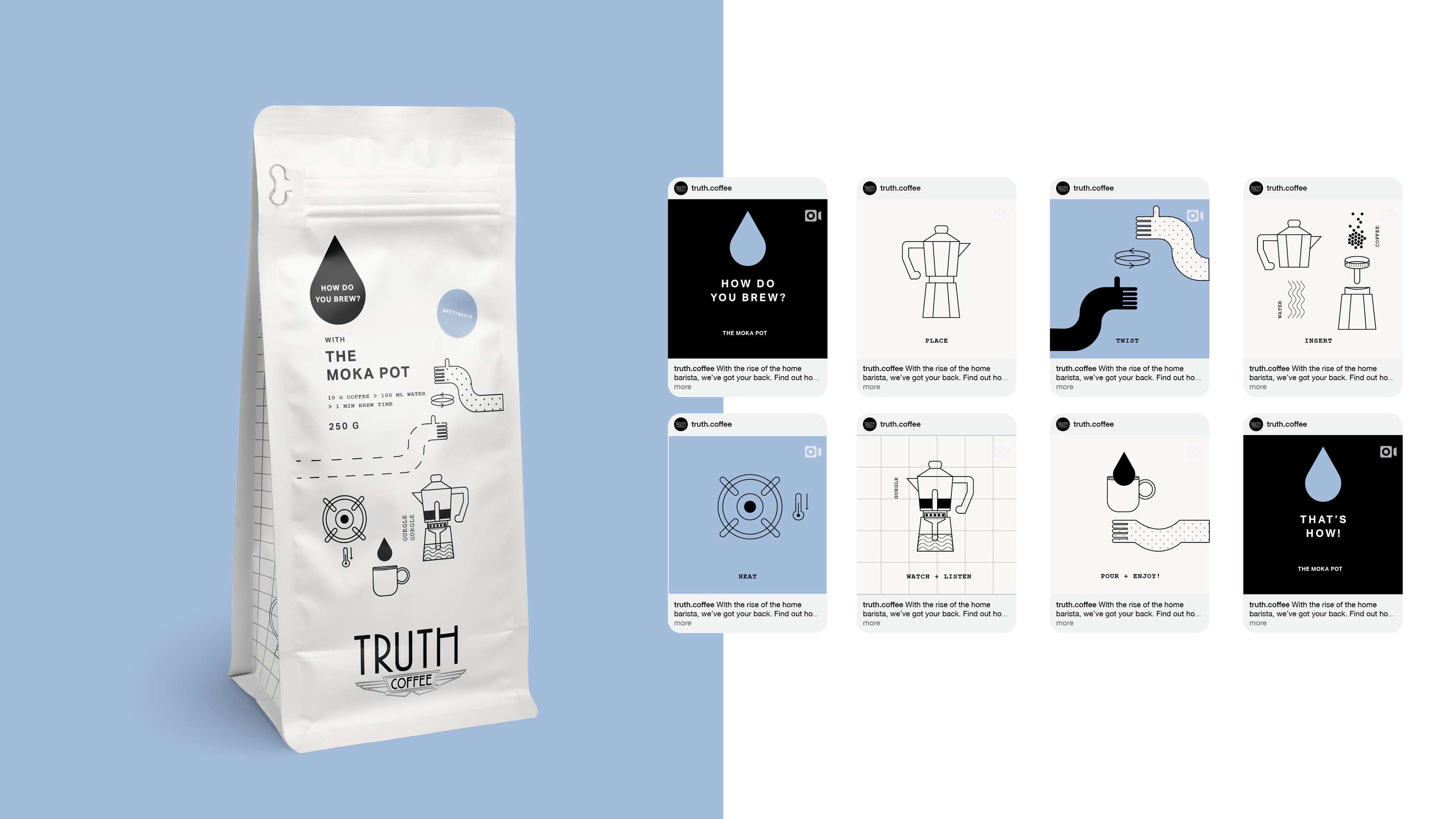 Truth Coffee Packaging by Danielle de Wit