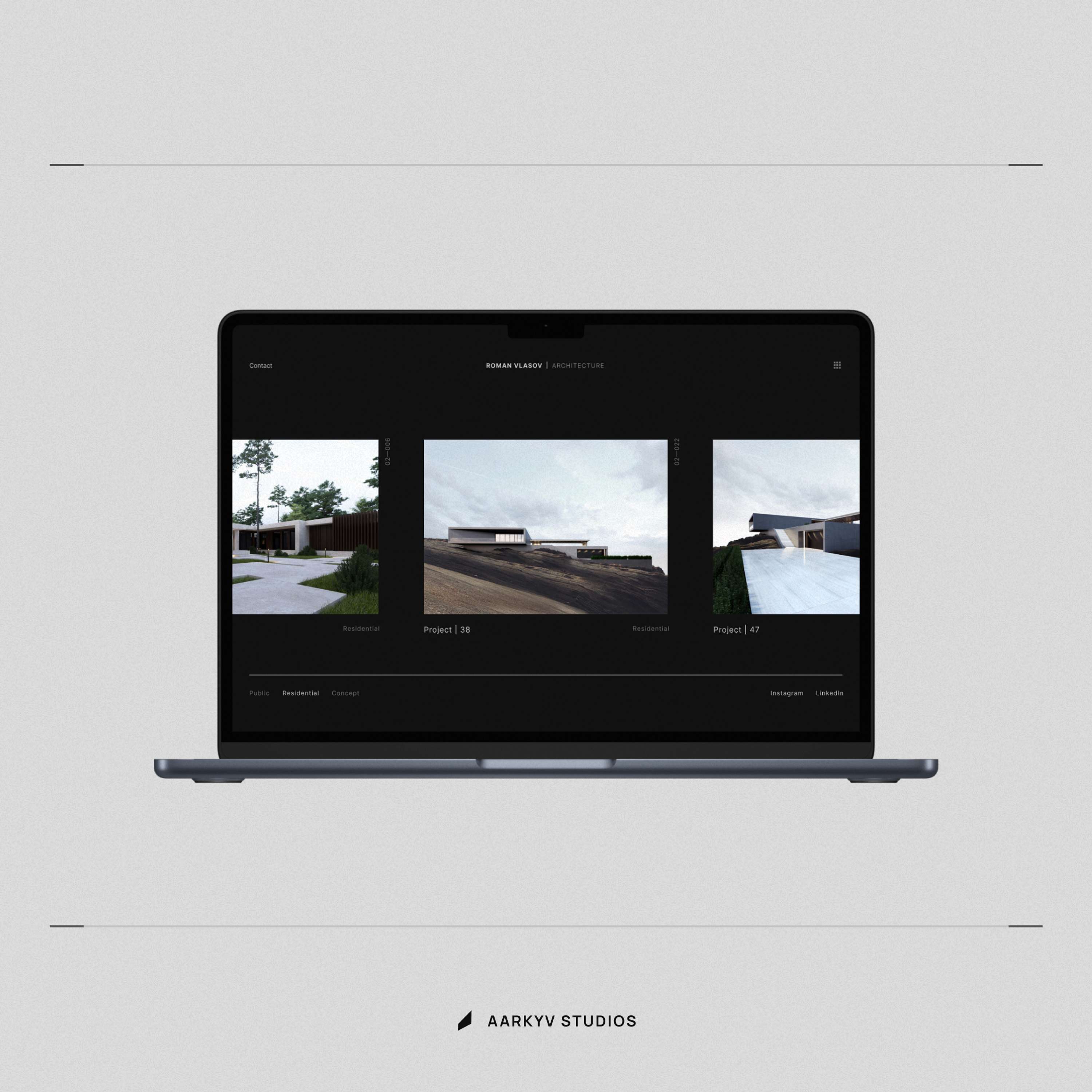 Archvizual Site Redesign by Anthony Animba