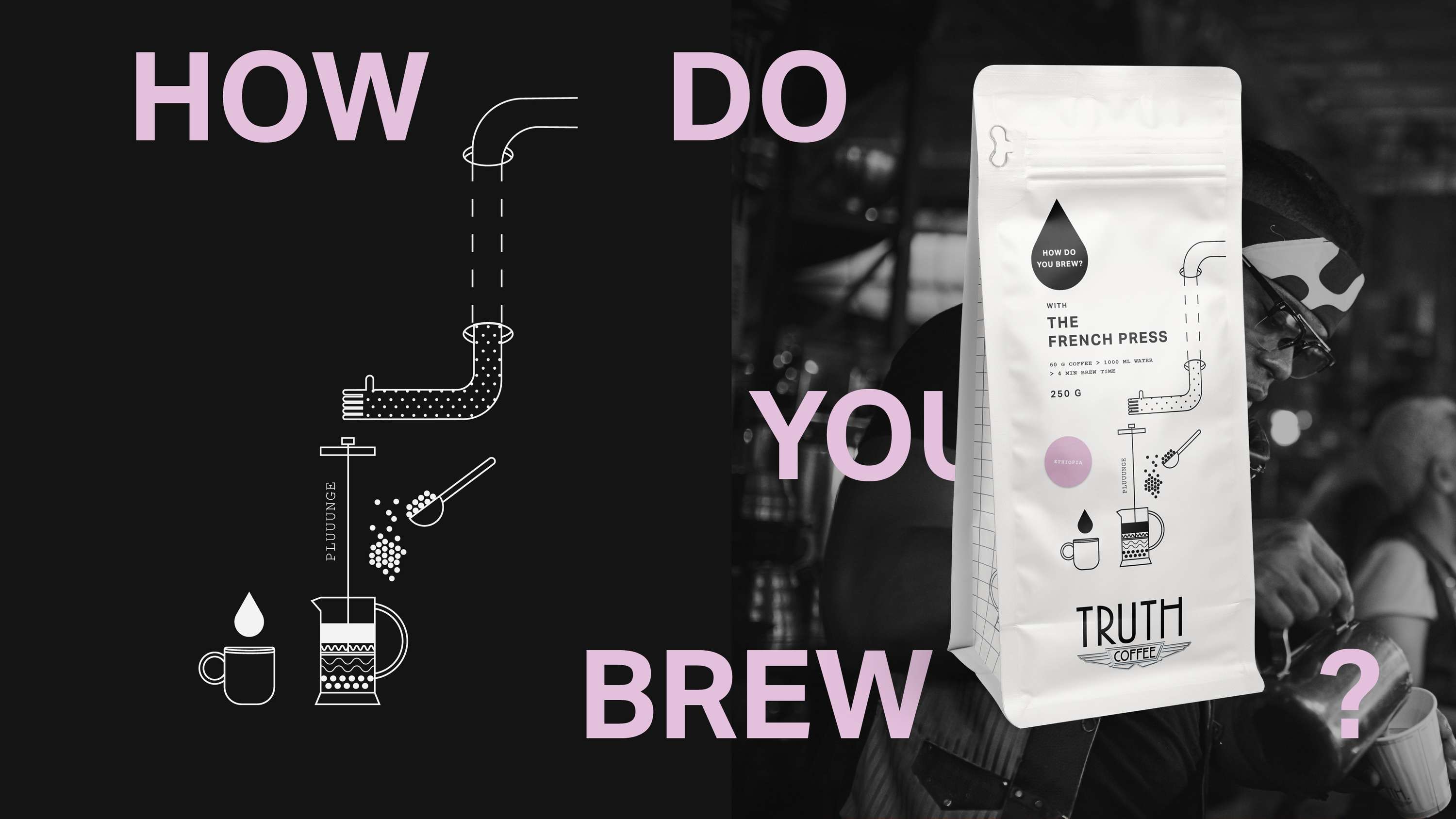 Truth Coffee Packaging by Danielle de Wit