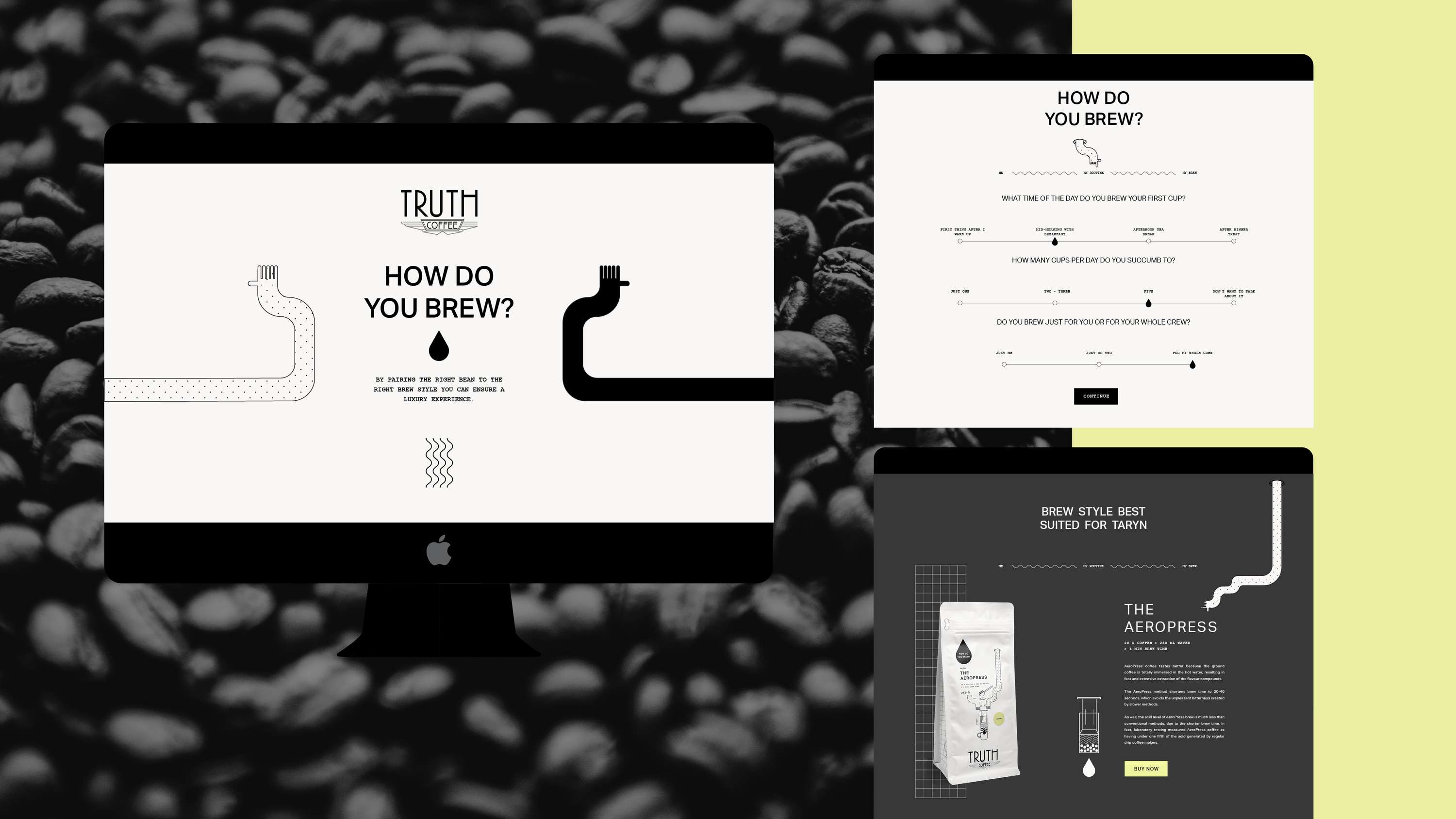 Truth Coffee Packaging by Danielle de Wit