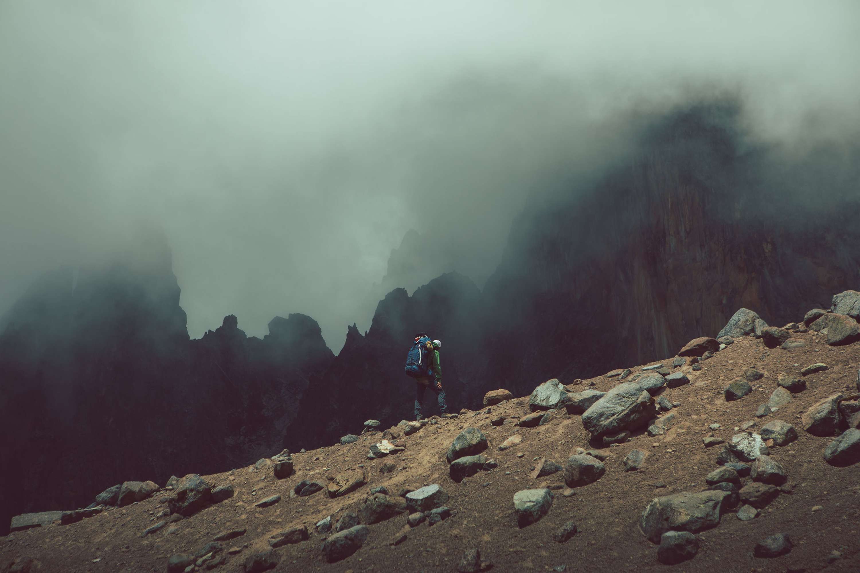 Ascent to Mt Kenya by Ewan Harvey