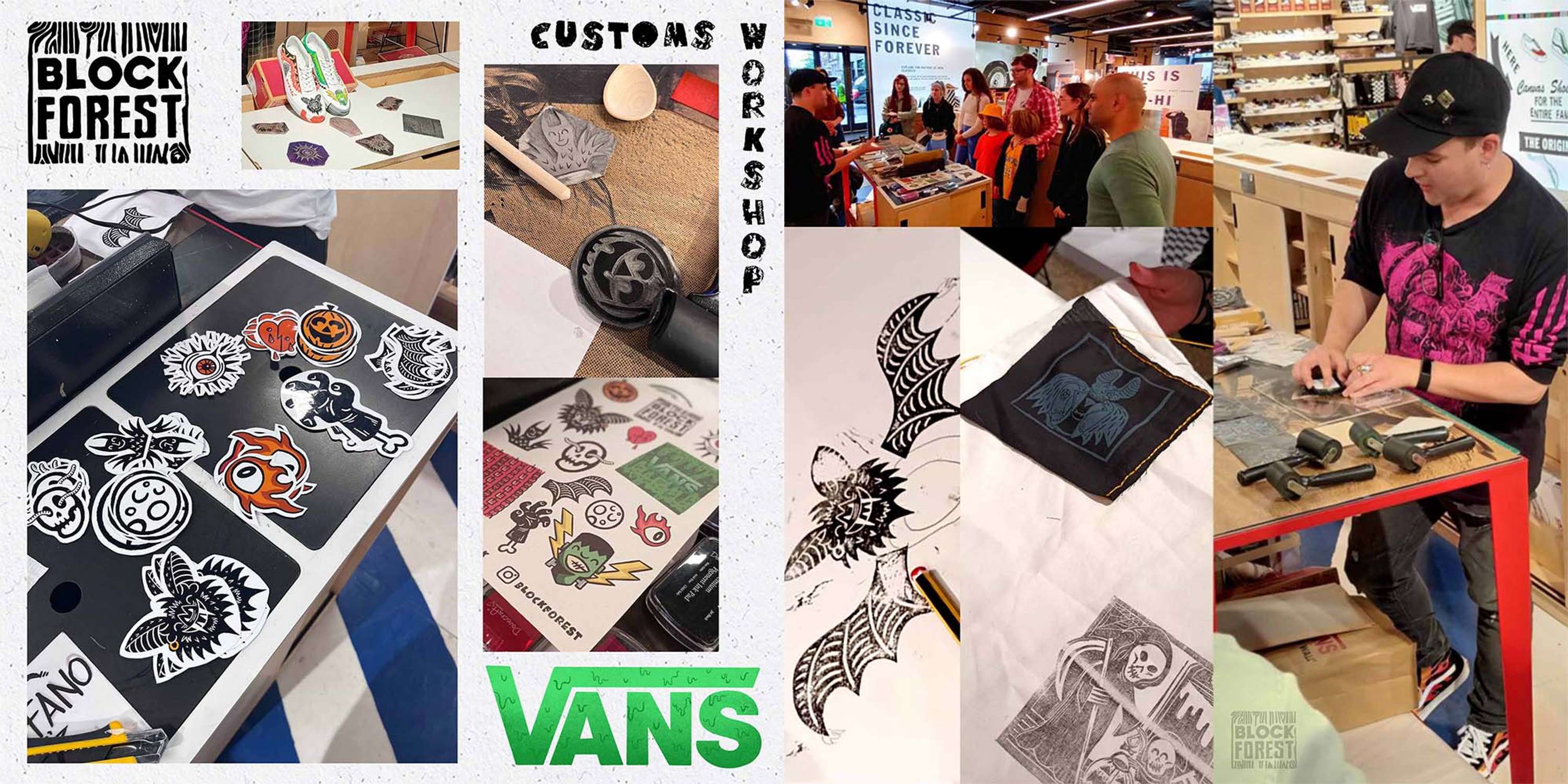Blockforest x Vans Customs Workshop by Mike Black