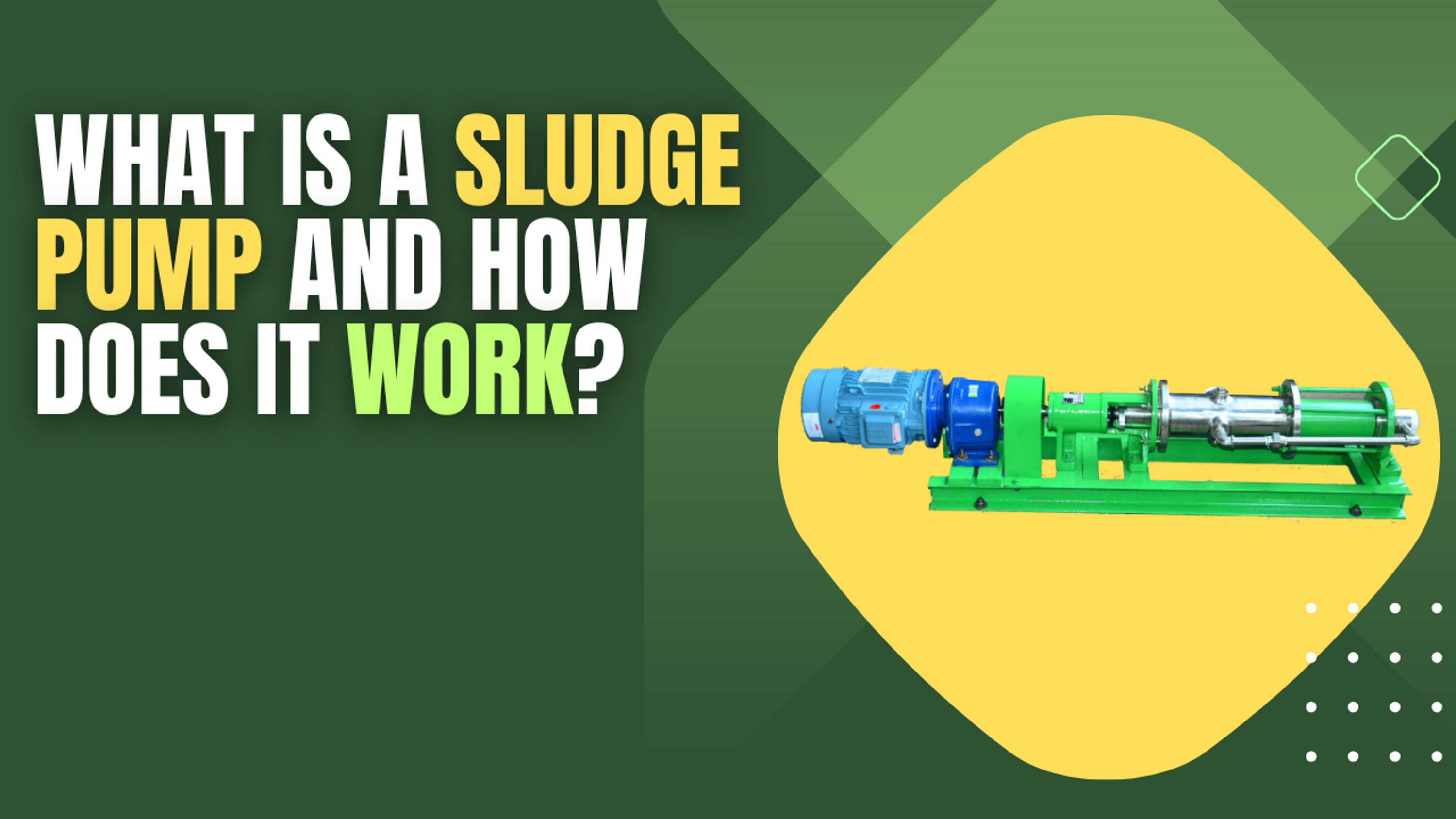What is Sludge Pump and How Does It Work? by Risansi Pvt Ltd