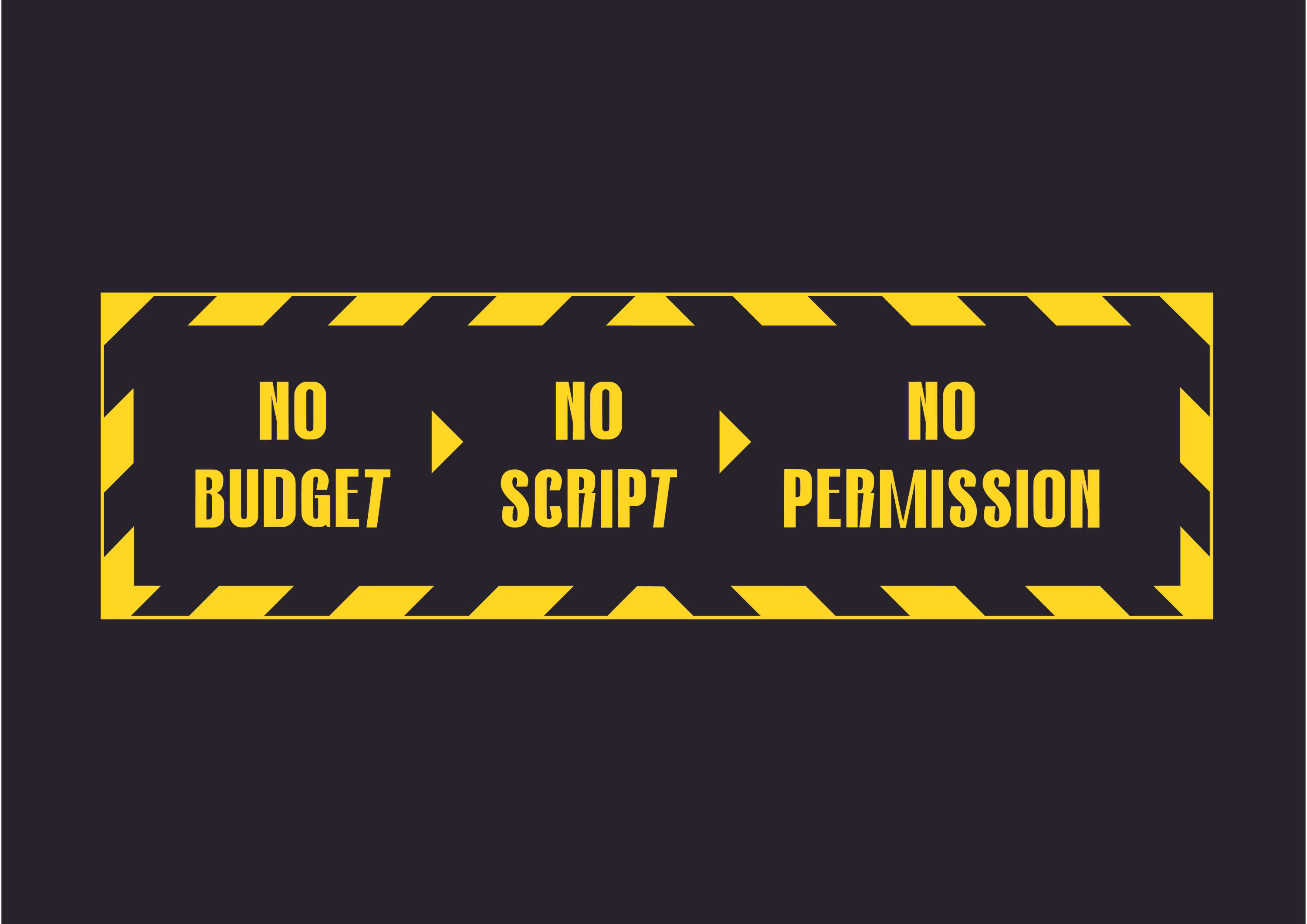 No Budget No Script No Permission by Naeem Mahmood