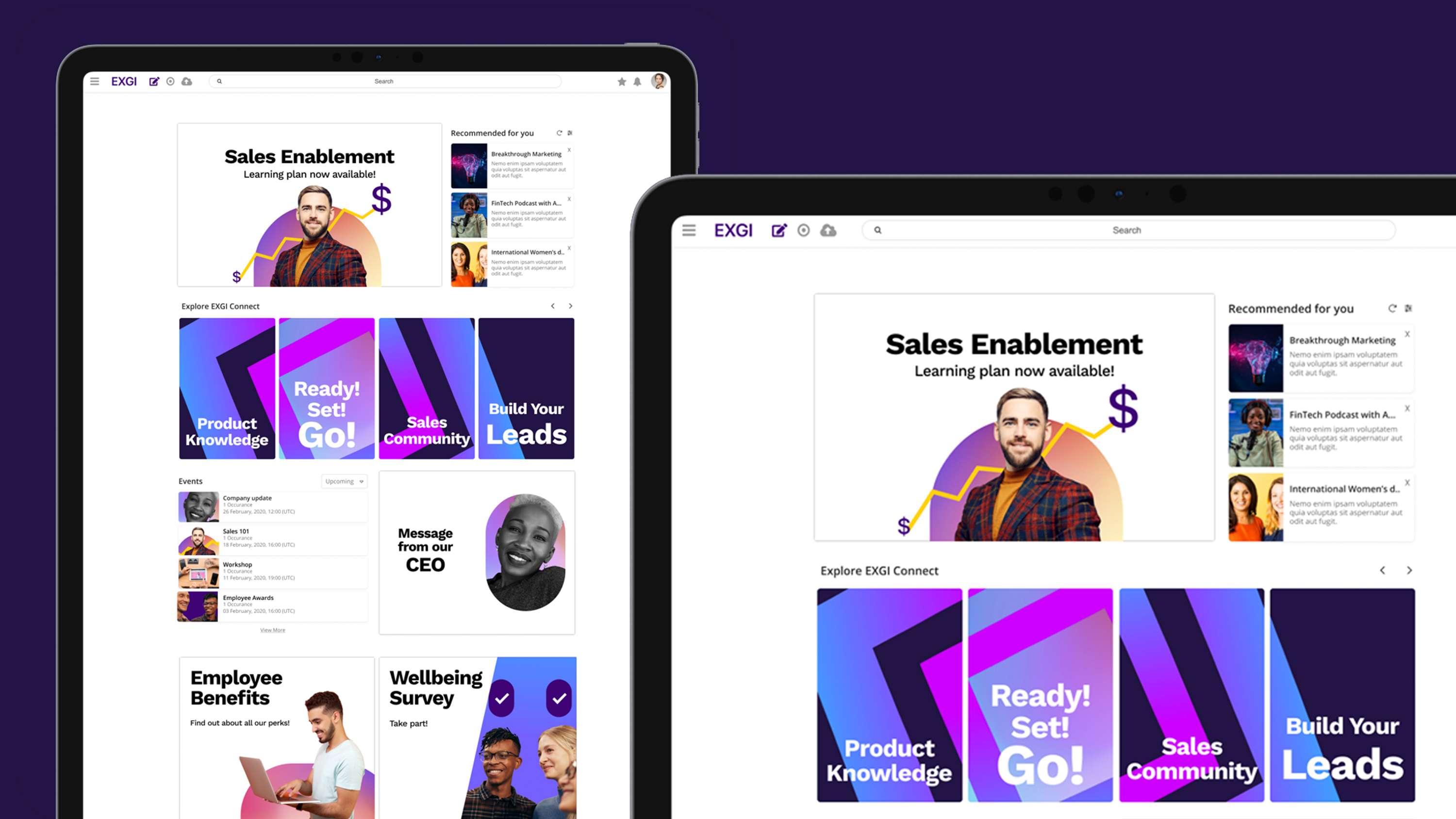 Learning platform by Dominic Davis