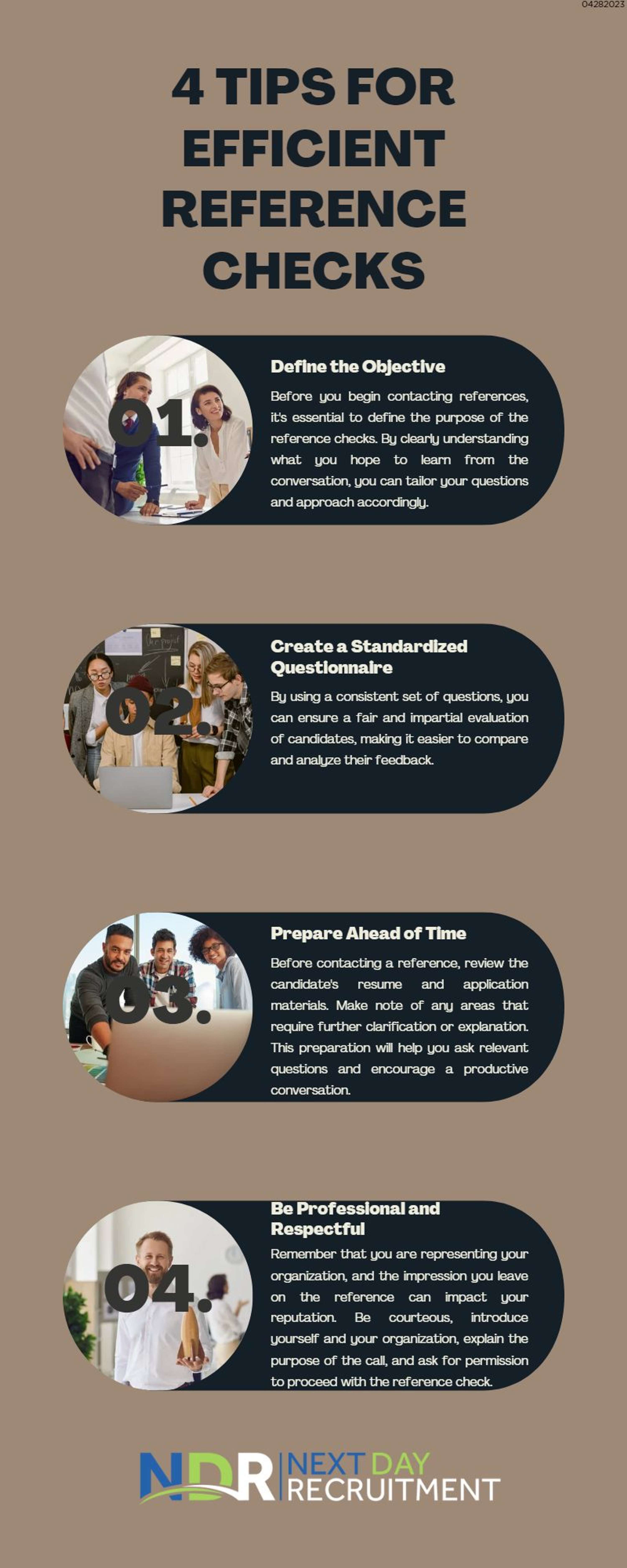 4 Tips for Efficient Reference Checks by Next Day Recruitment