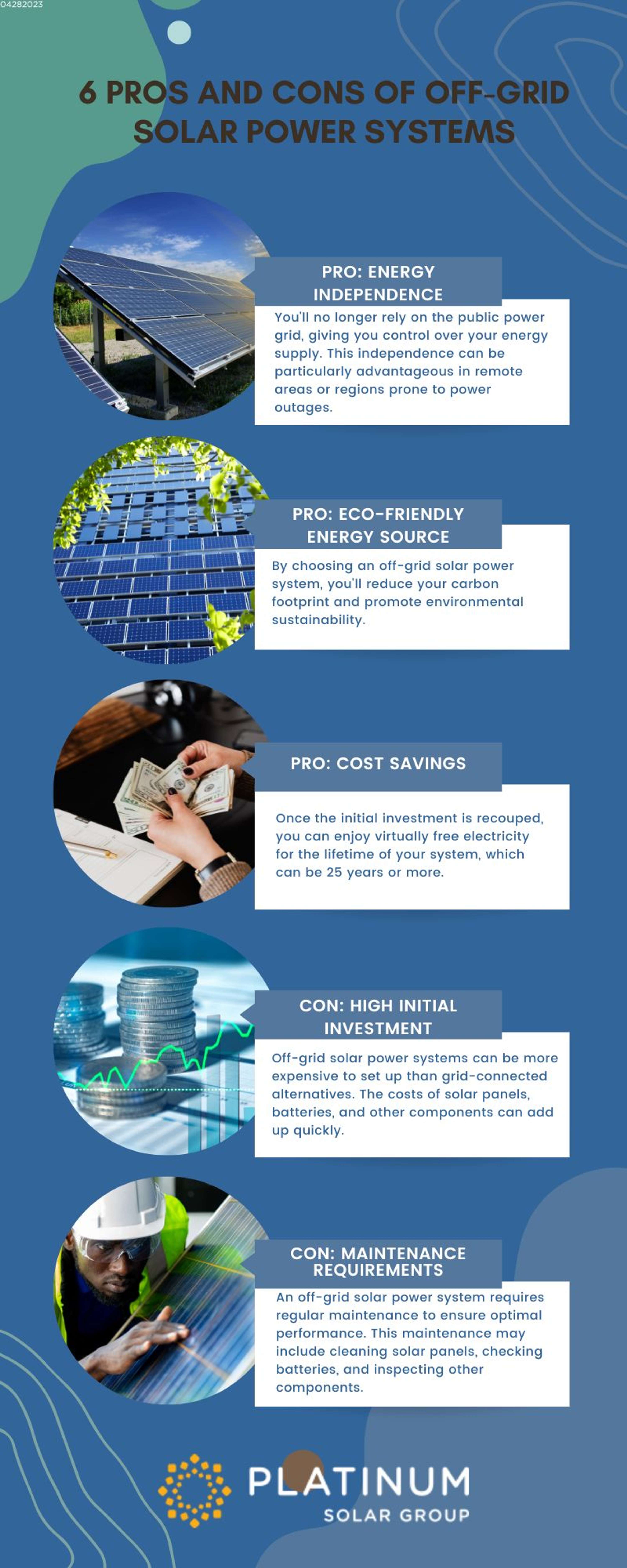 6 Pros And Cons Of Off-Grid Solar Power Systems by Platinum Solar