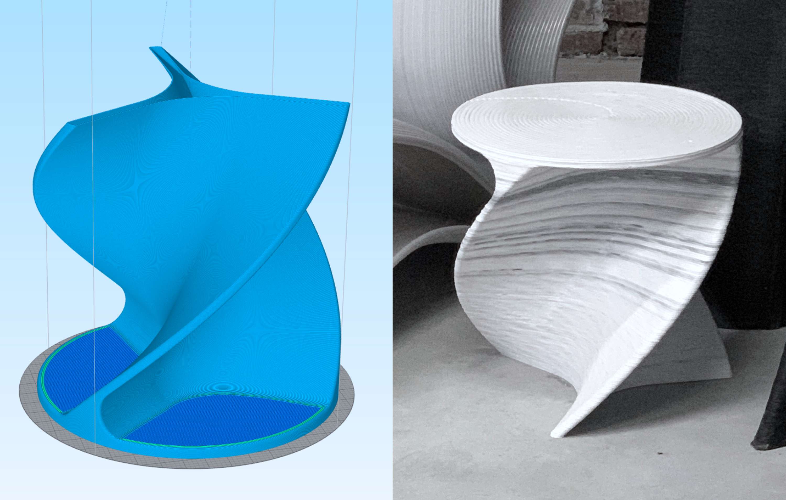 Flow table by Elisa Honkanen