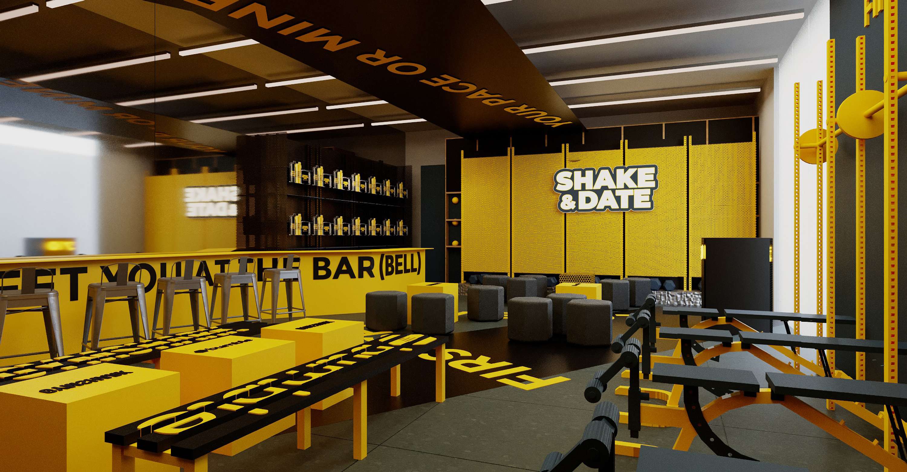 GYMSHARK x BUMBLE by Damien Bonnet