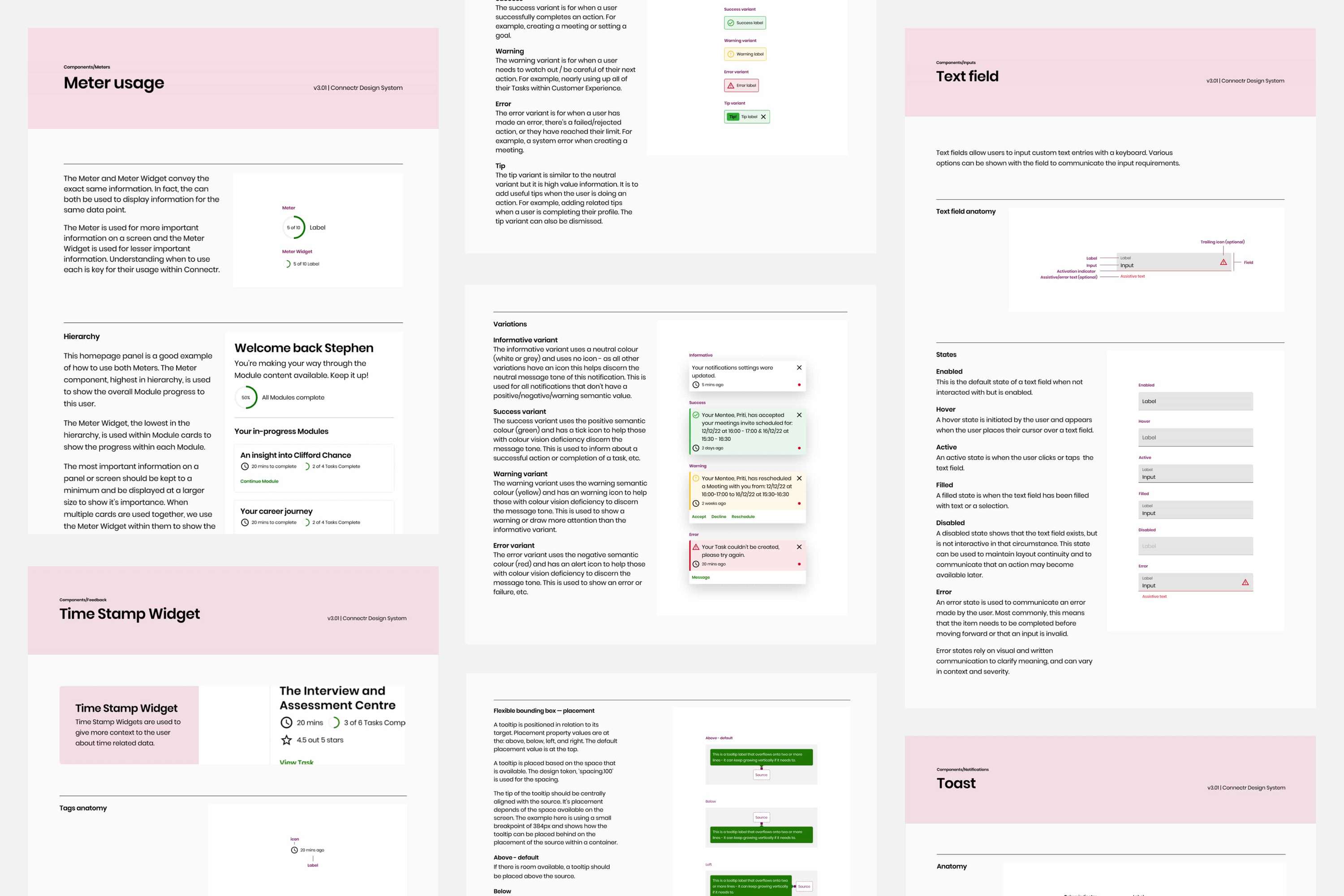 Connectr Design System by Adam King