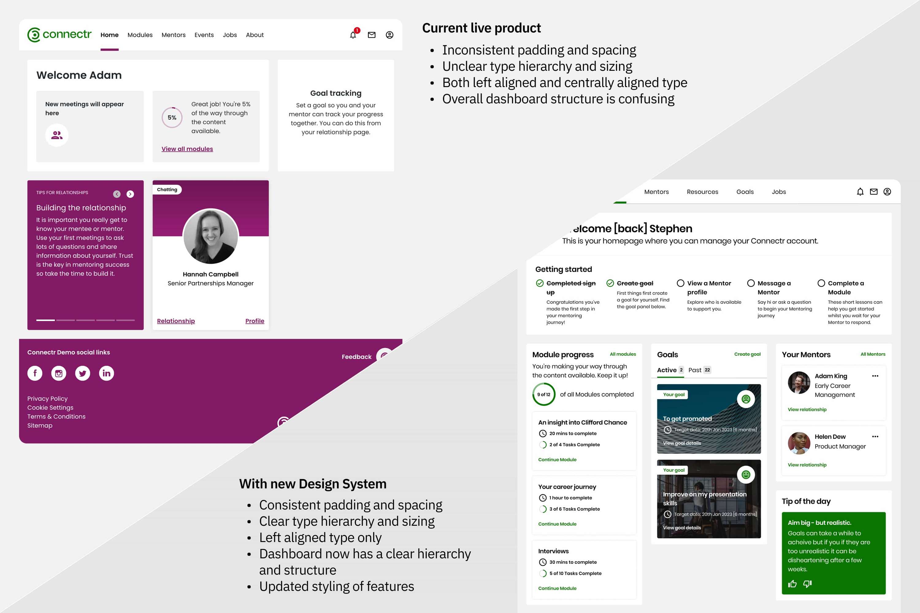 Connectr Design System by Adam King