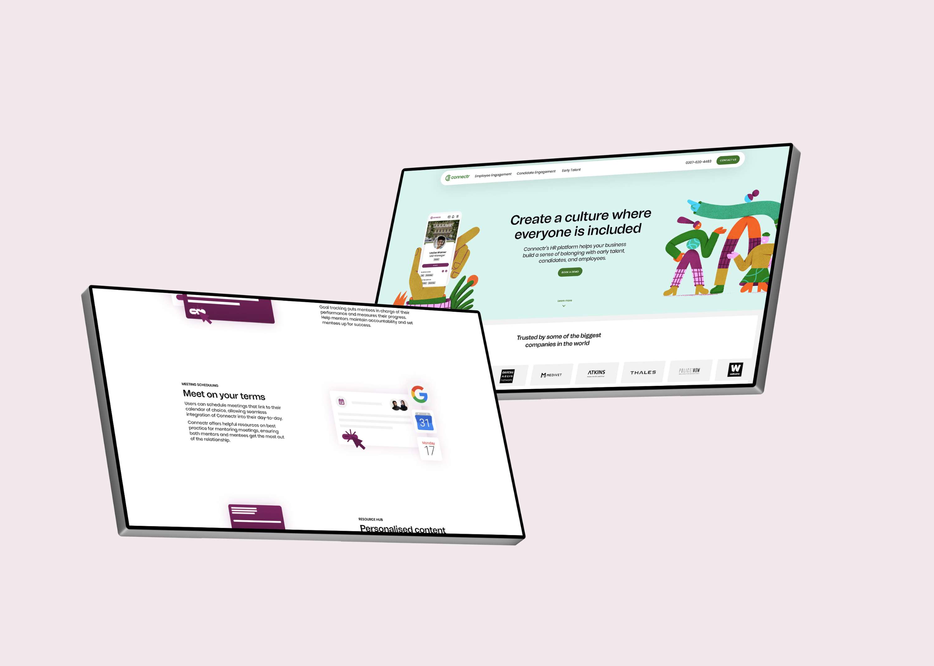 Connectr Marketing Website by Adam King
