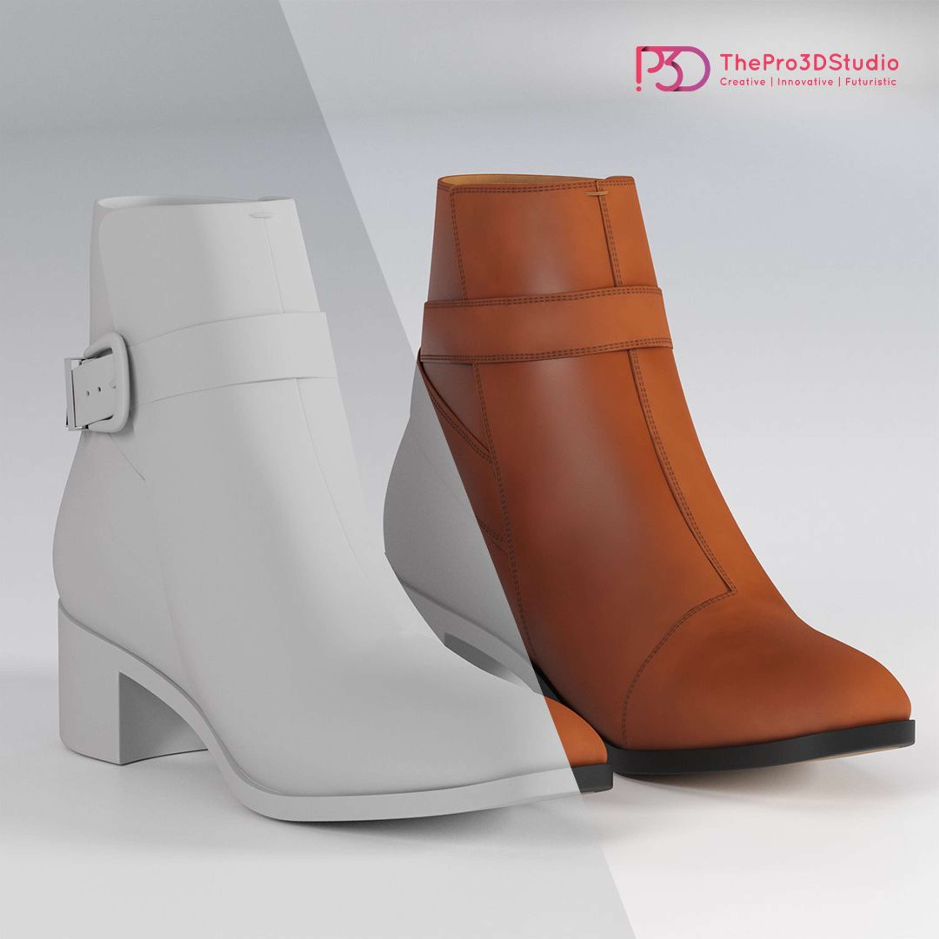 Boots 3D Model by Sushmita Roy