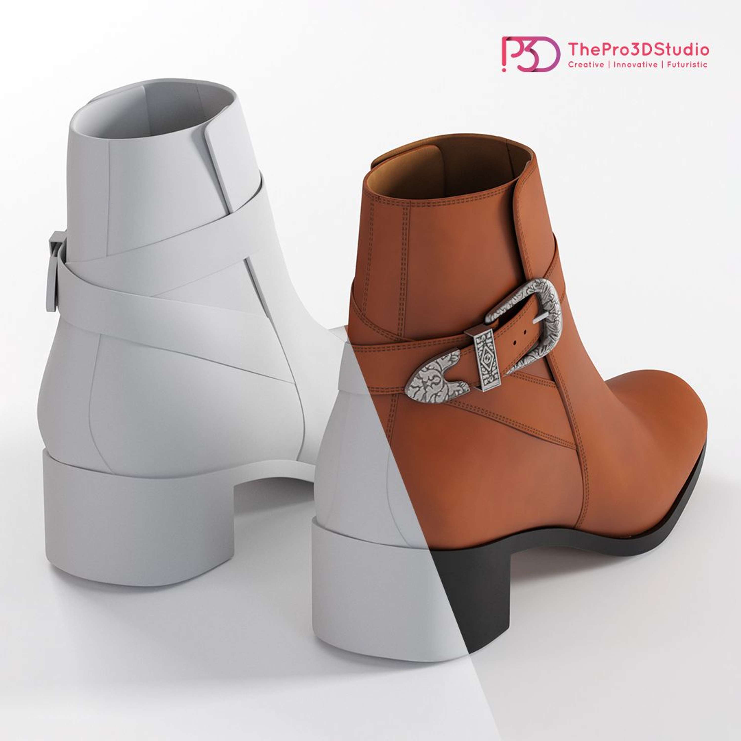 Boots 3D Model by Sushmita Roy