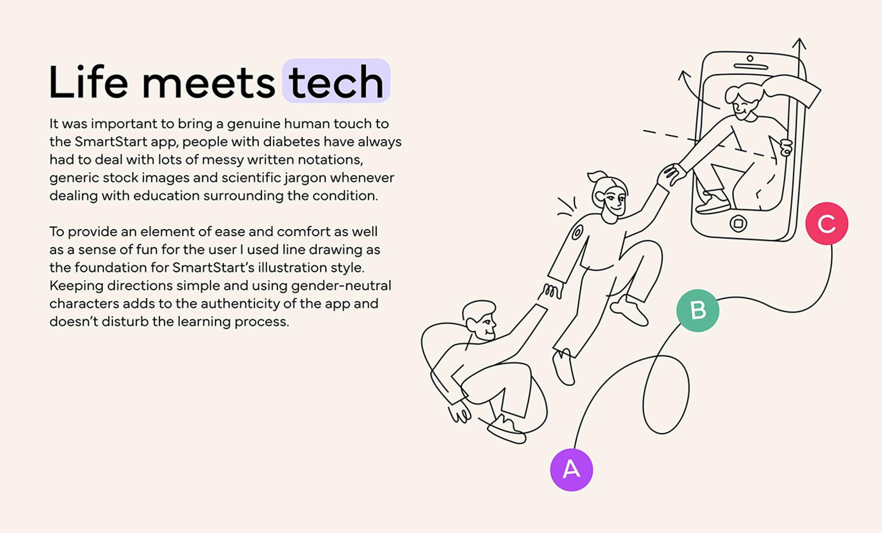 Smart Start Health app by Polina Belenchuk