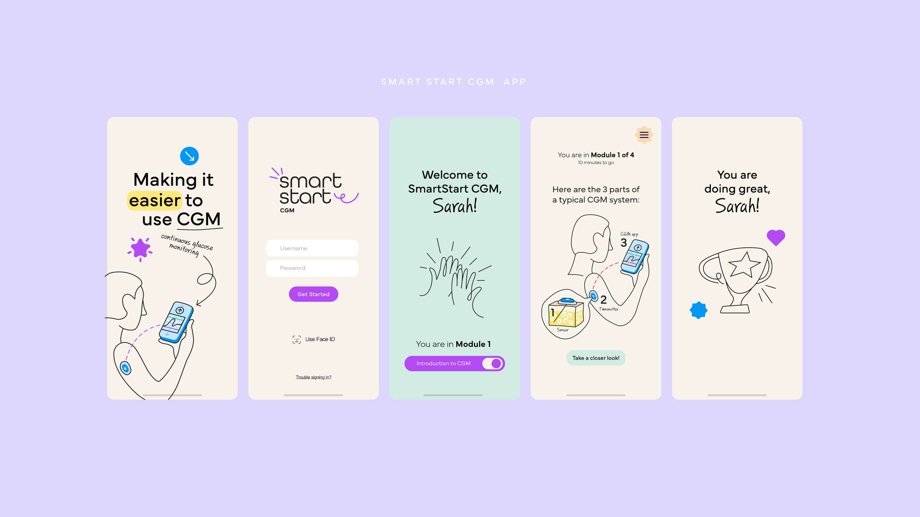 Smart Start Health app by Polina Belenchuk