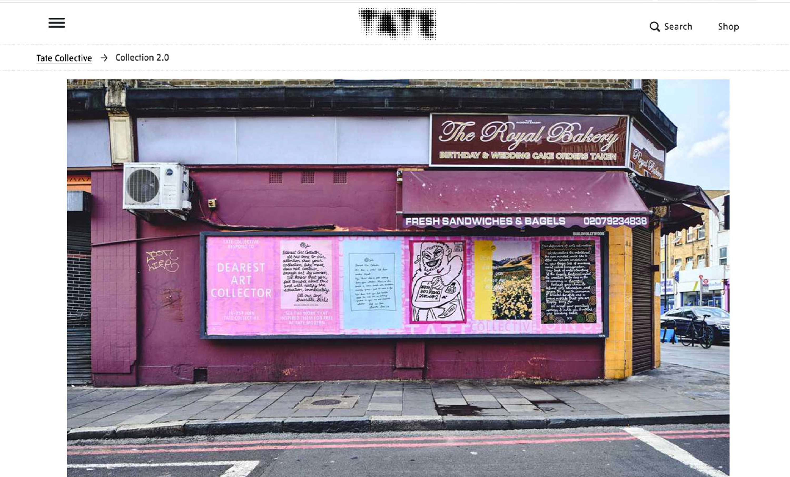 Tate Billboard by Polina Belenchuk