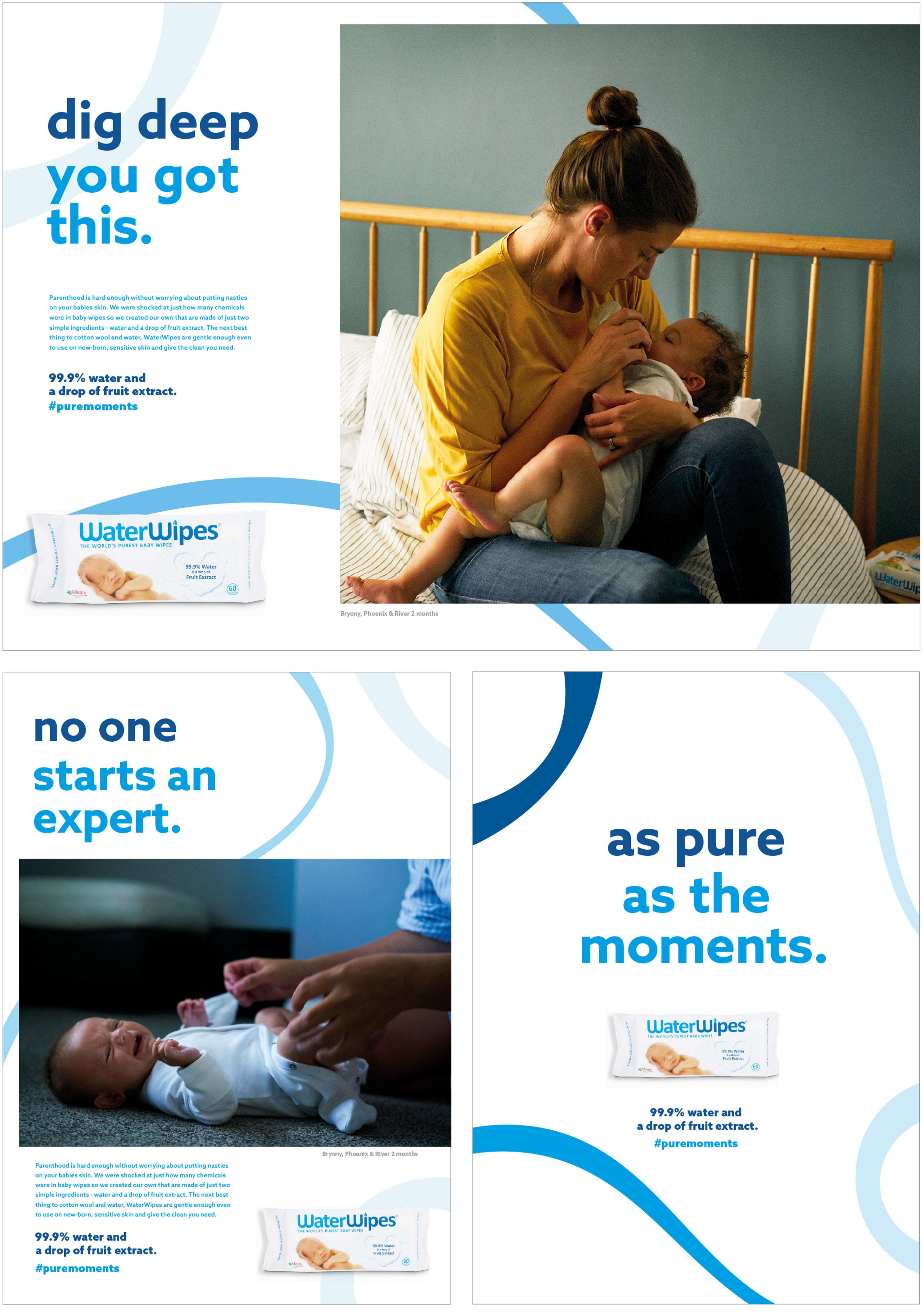 WaterWipes - as pure as the moment by Tom Kavanagh
