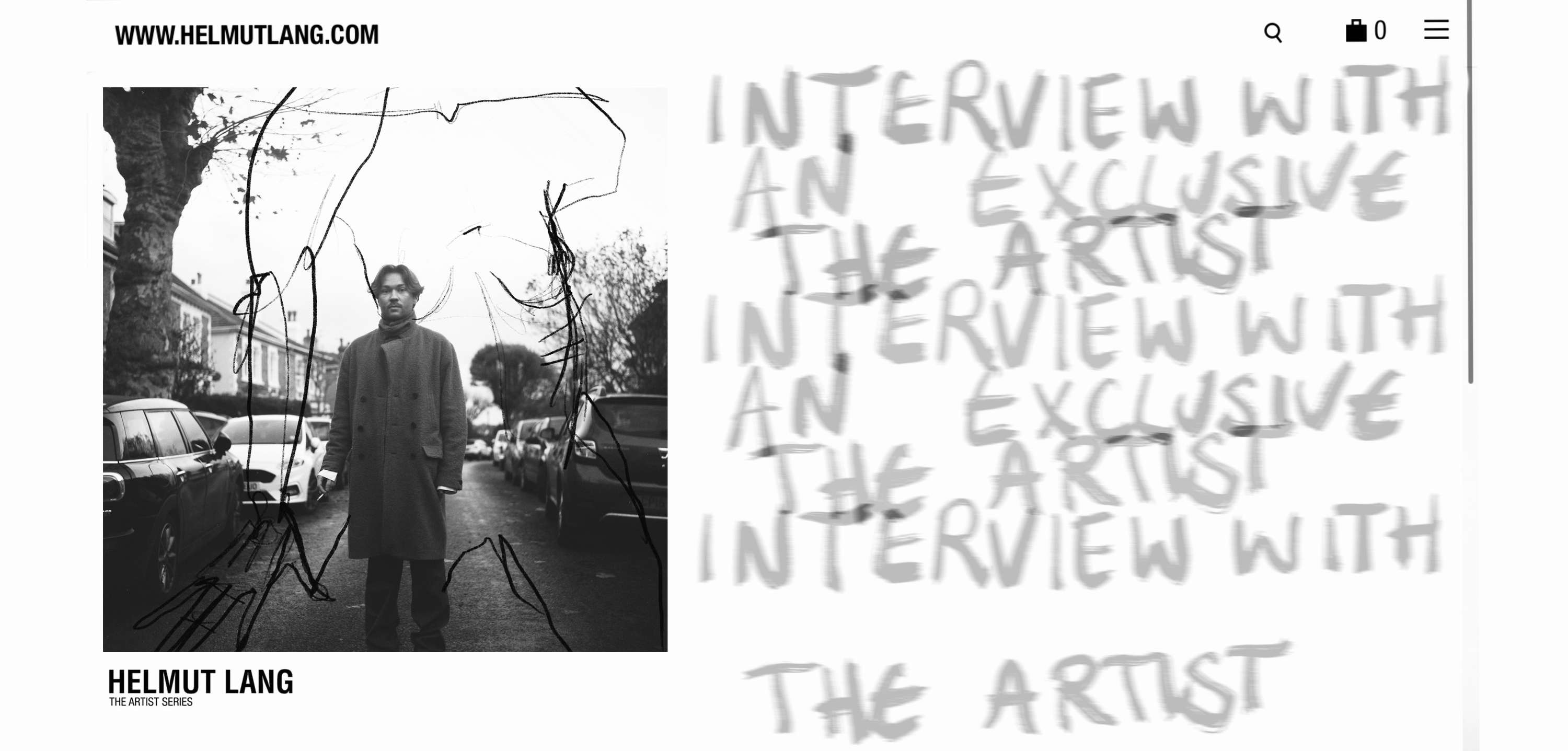Helmut Lang by Mia Frances Hill