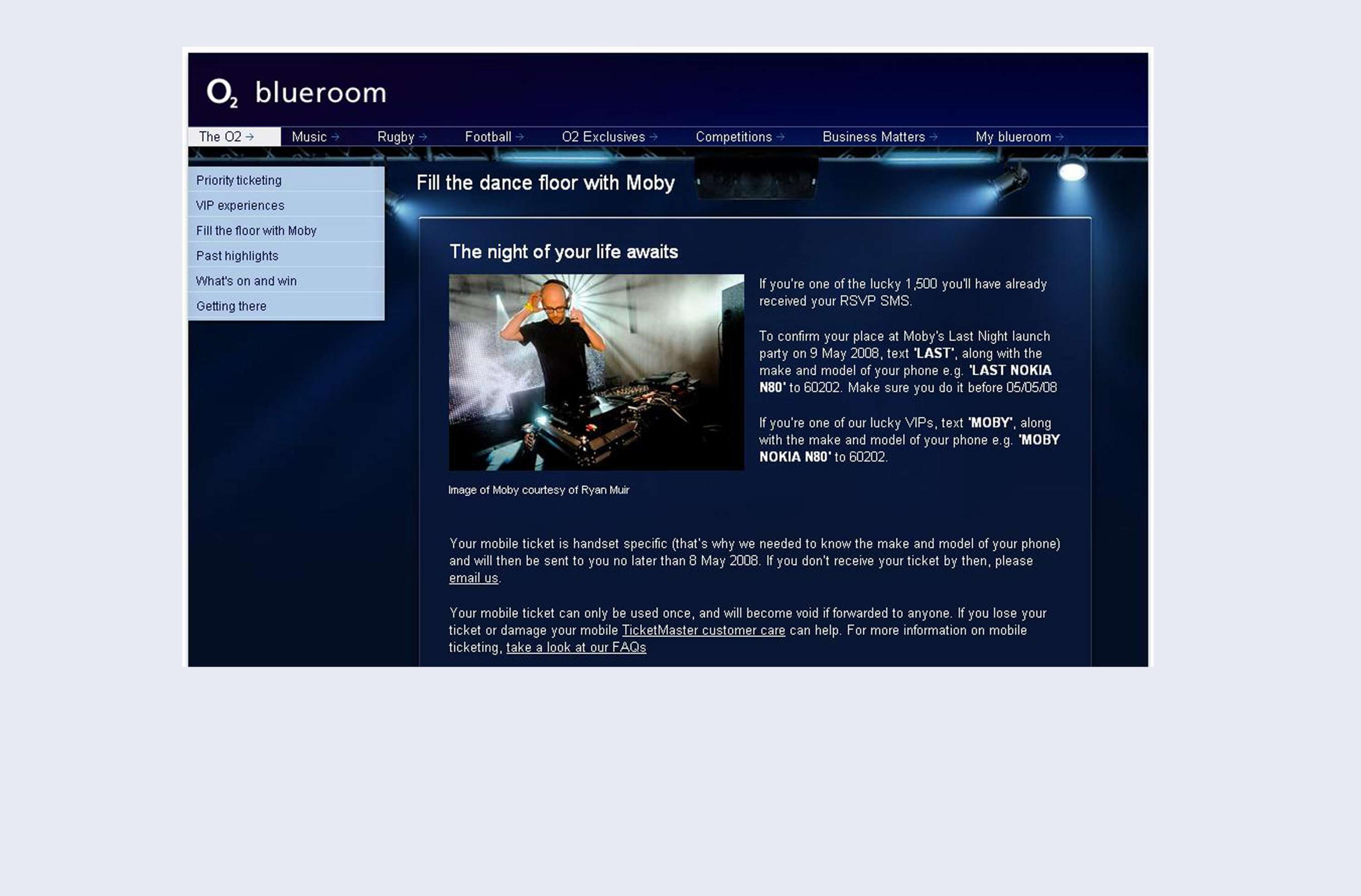 O2: Fill The IndigO2 by Tom Newman
