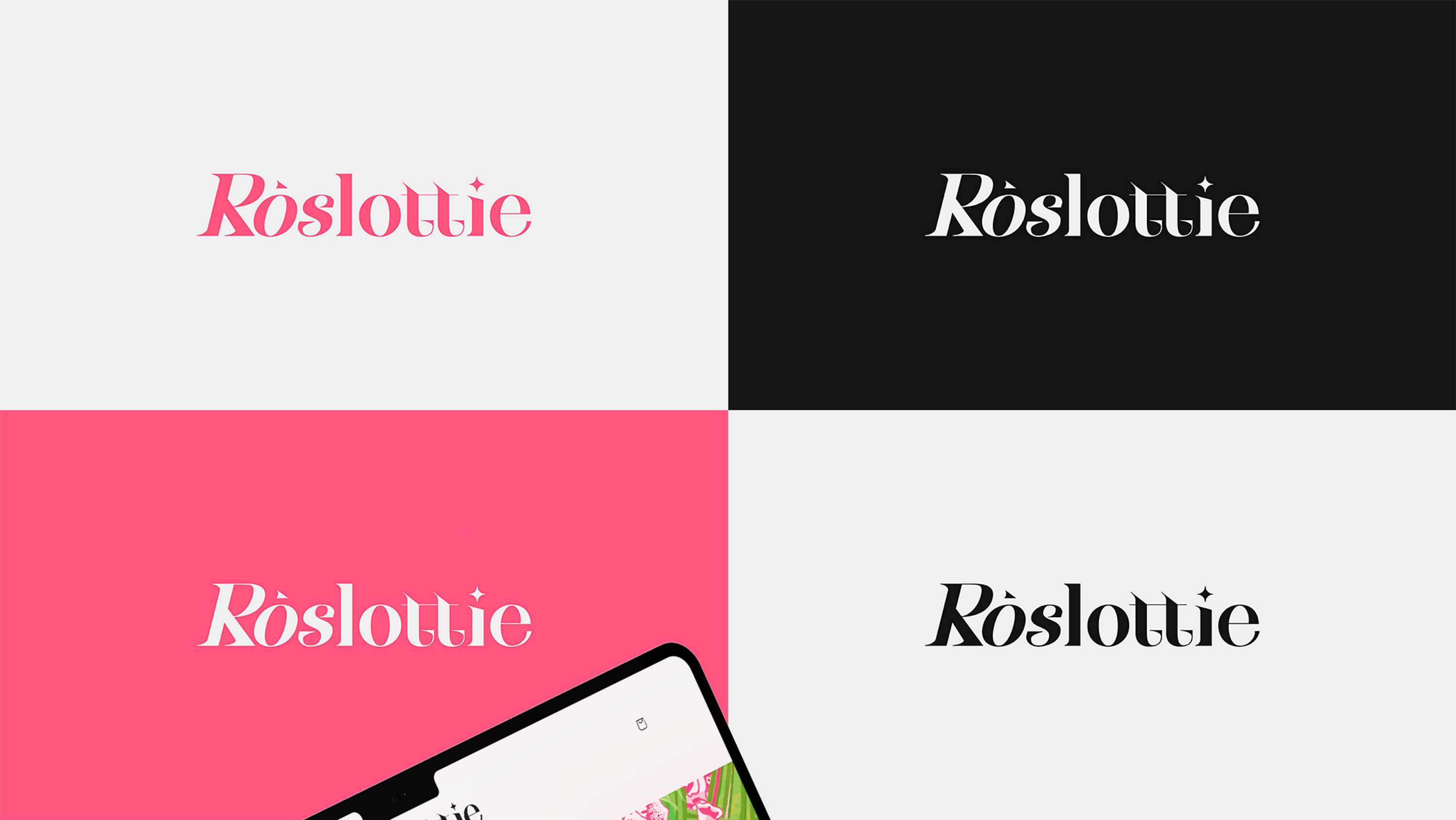 Ròslottie - Brand Identity & Web Design by Tony Bocoya